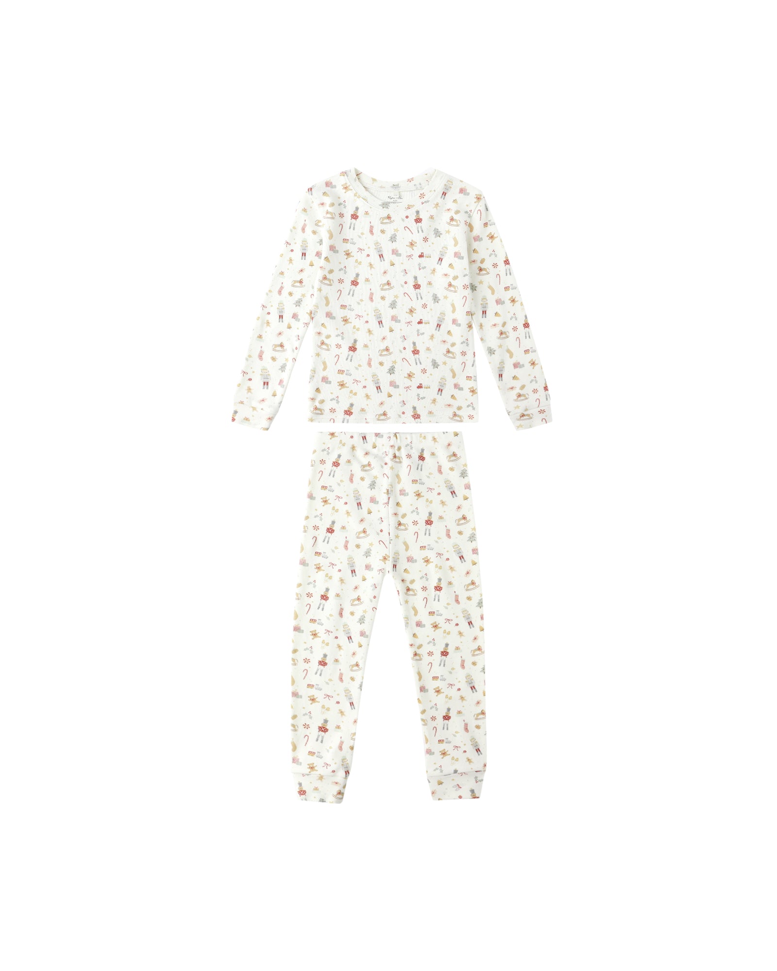 Rylee + Cru Organic Longsleeve Pajama Set | Festive