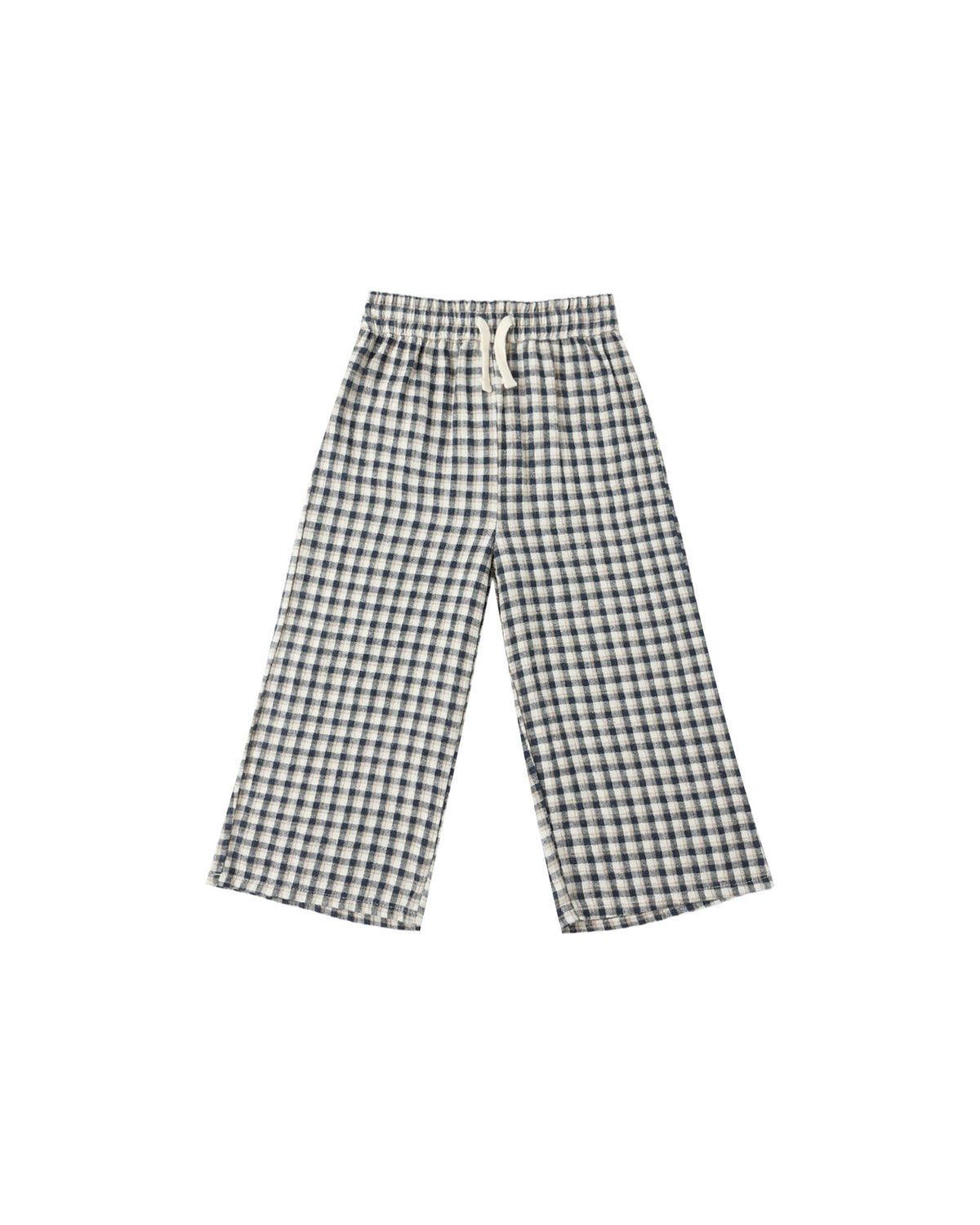 Rylee + Cru Wide Leg Pant | Navy Check