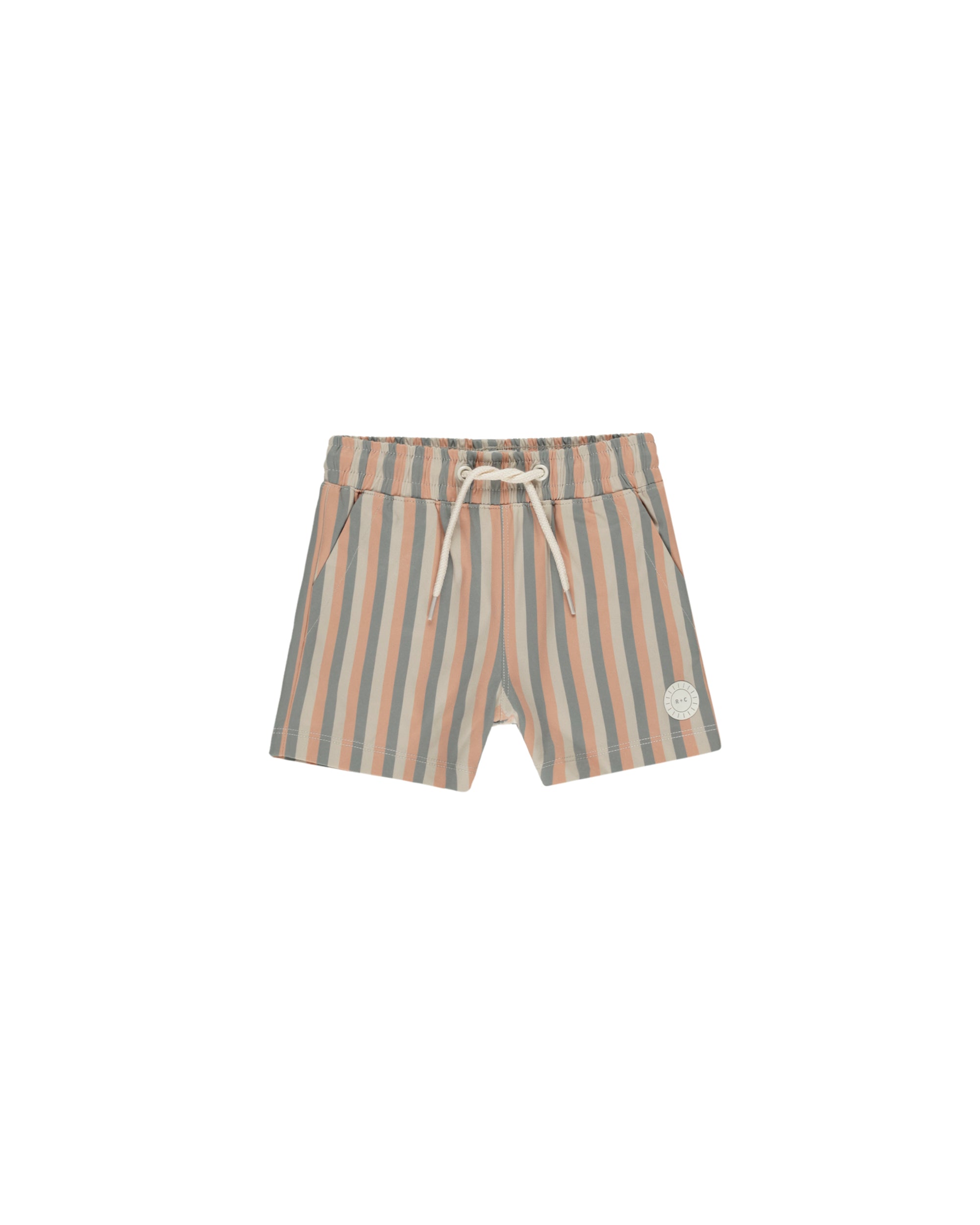 Rylee + Cru Raw Board Short | Multistripe