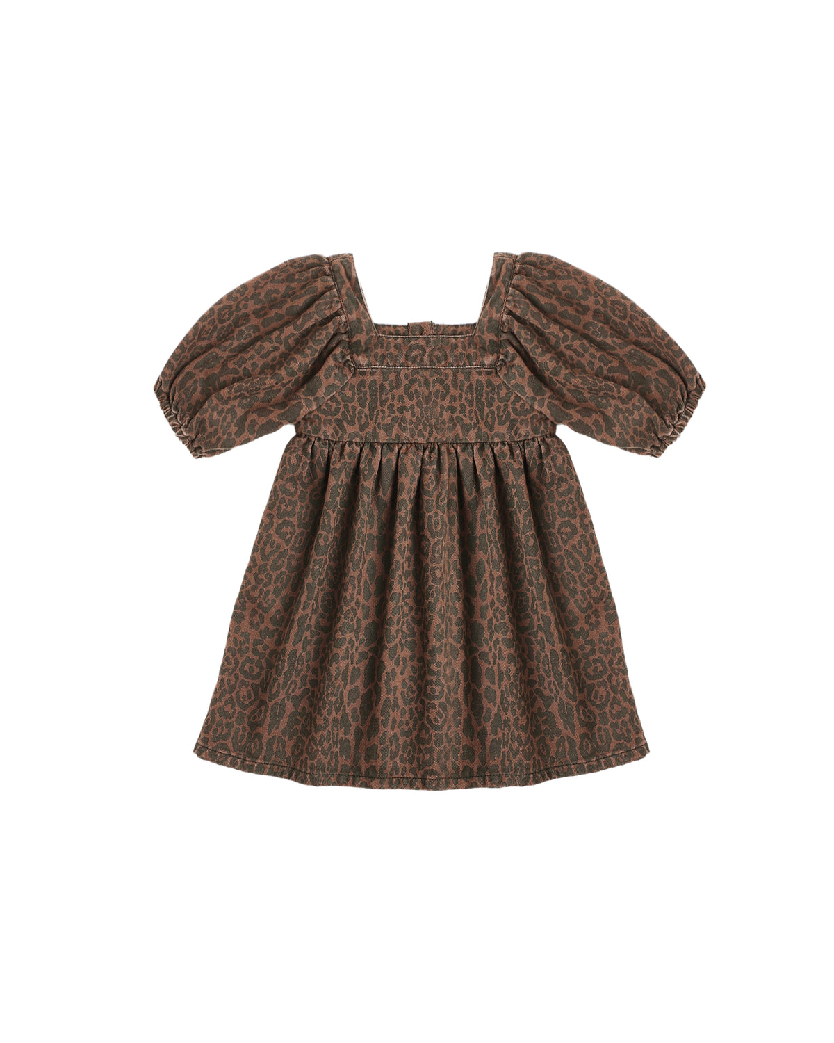 Rylee + Cru Greta Babydoll Dress | Leopard