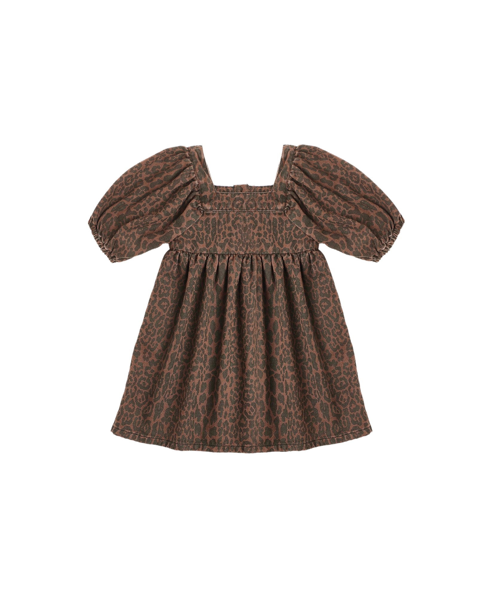 Rylee + Cru Greta Babydoll Dress | Leopard