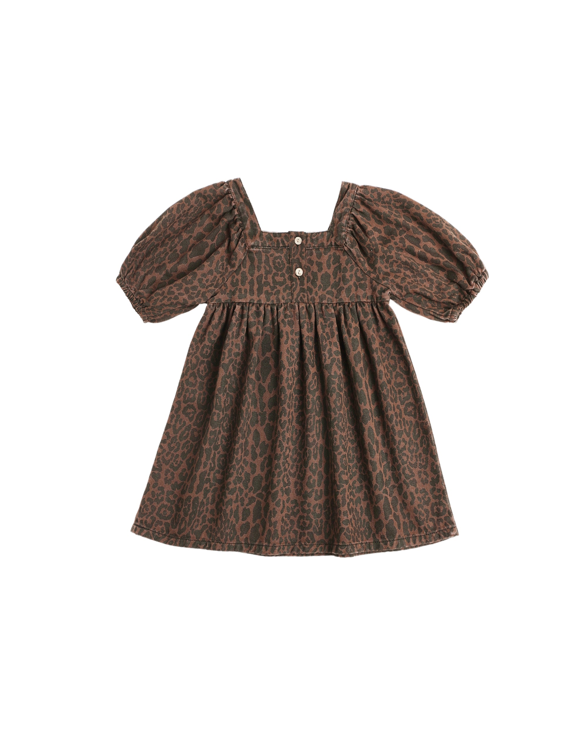 Rylee + Cru Greta Babydoll Dress | Leopard