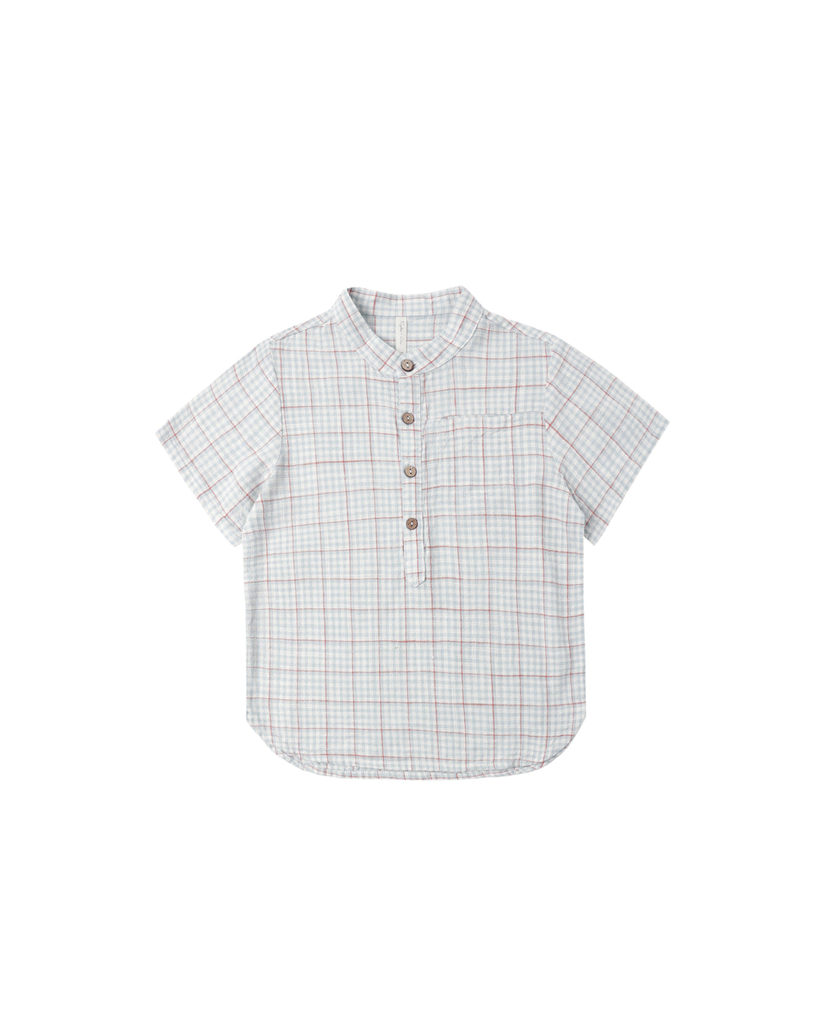 Rylee + Cru Mason Shirt | Light Blue Plaid