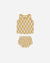 Rylee + Cru Baby Tank Set | Marigold Check Set