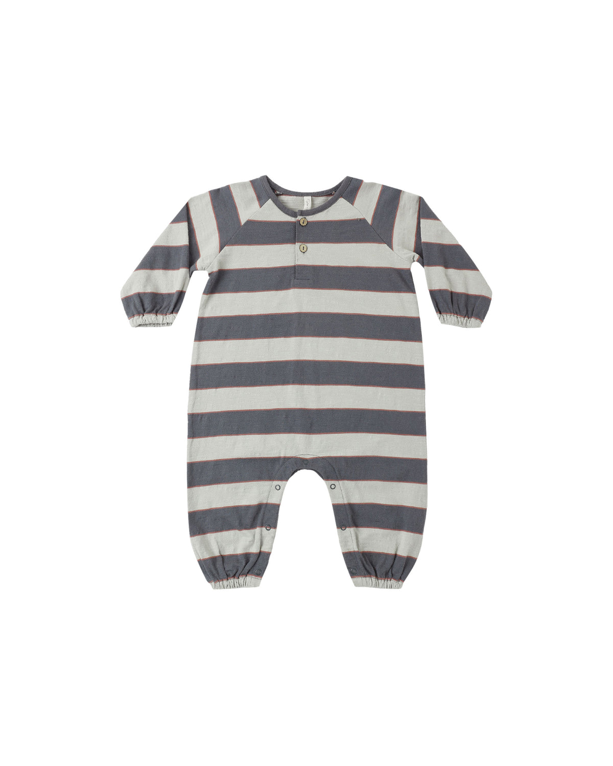 Rylee + Cru Henley Jumpsuit | Sage Stripe