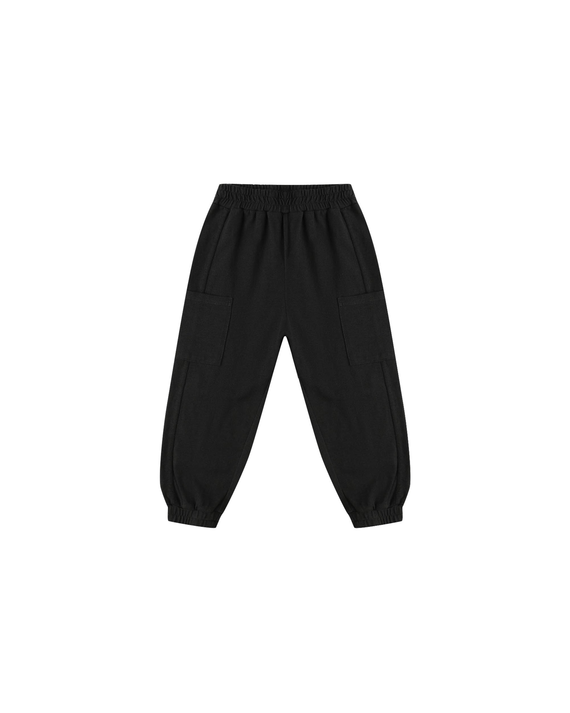 Rylee + Cru Cargo Jogger | Black