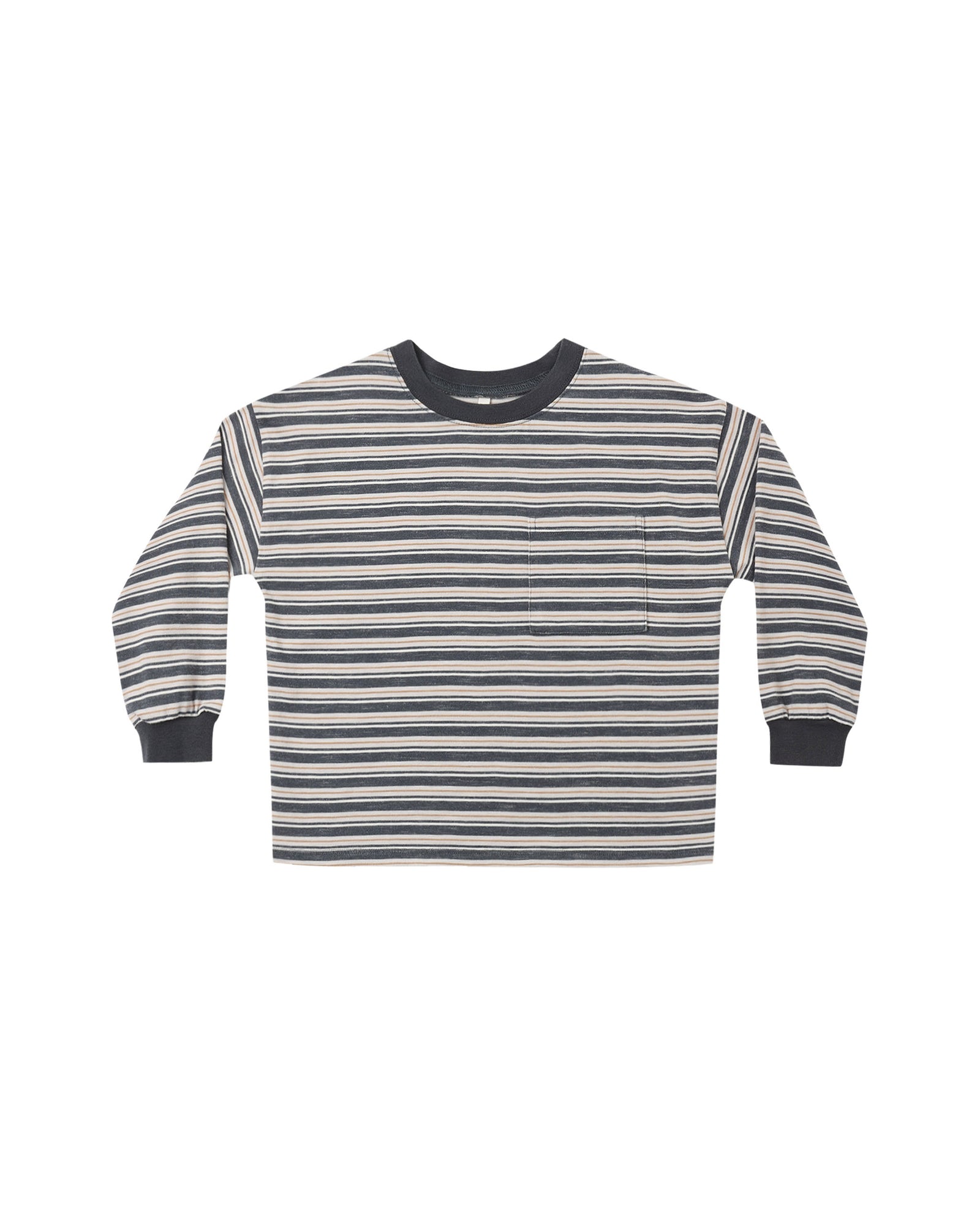 Rylee + Cru Relaxed Long Sleeve Tee | Blue Stripe