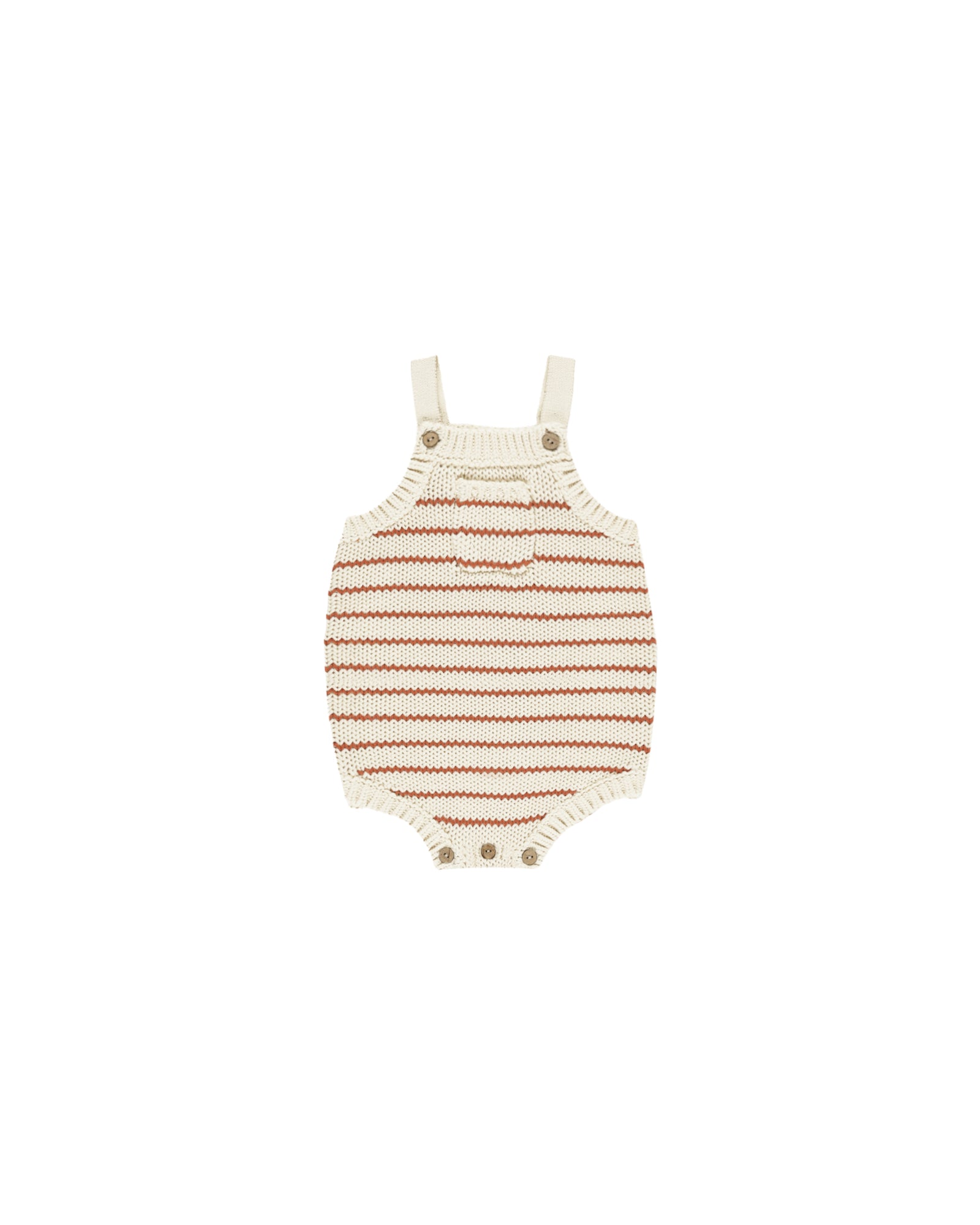 Rylee + Cru Ashton Knit Romper | Poppy Stripe