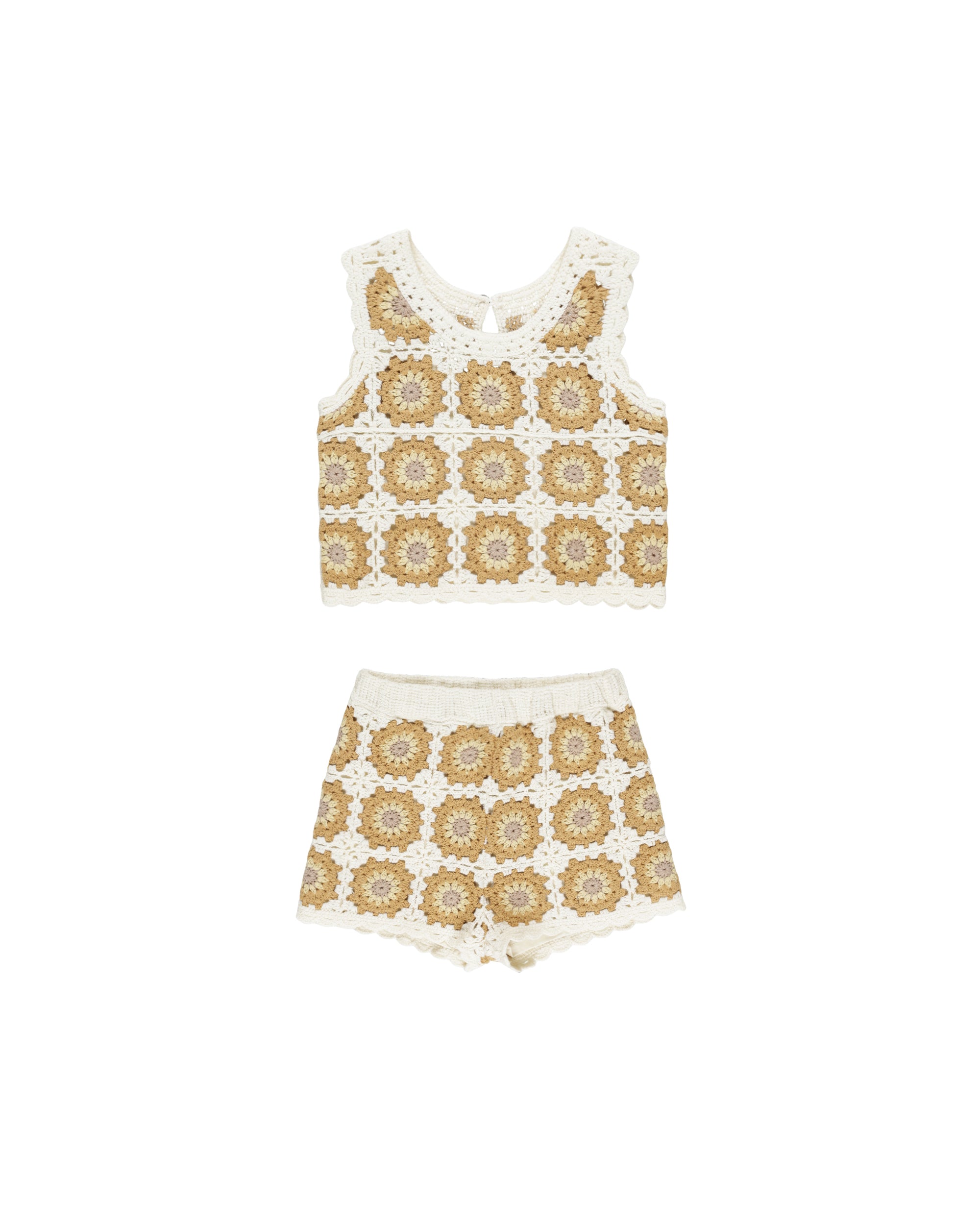 Rylee + Cru Crochet Tank Set | Marigold Daisy