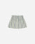 Rylee + Cru Denim Miniskirt | Ocean Stripe