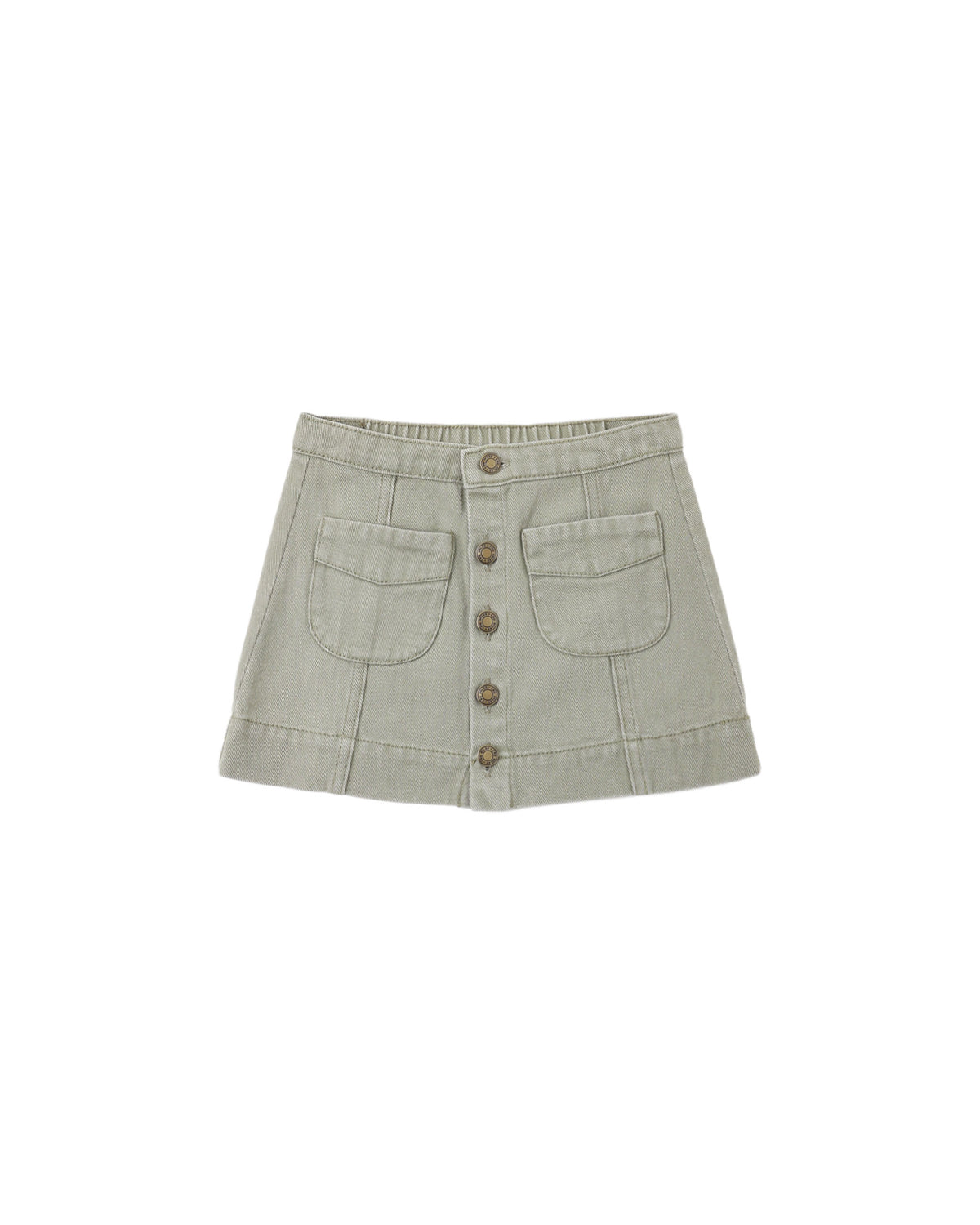 Rylee + Cru Denver Mini Skirt | Dark Sage