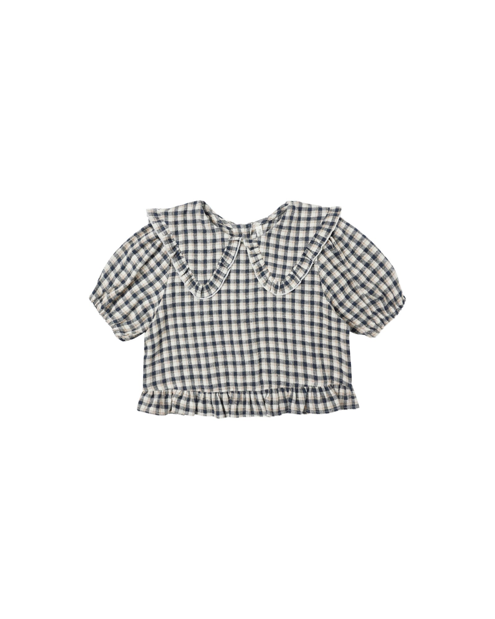Rylee + Cru Prairie Blouse | Navy Check