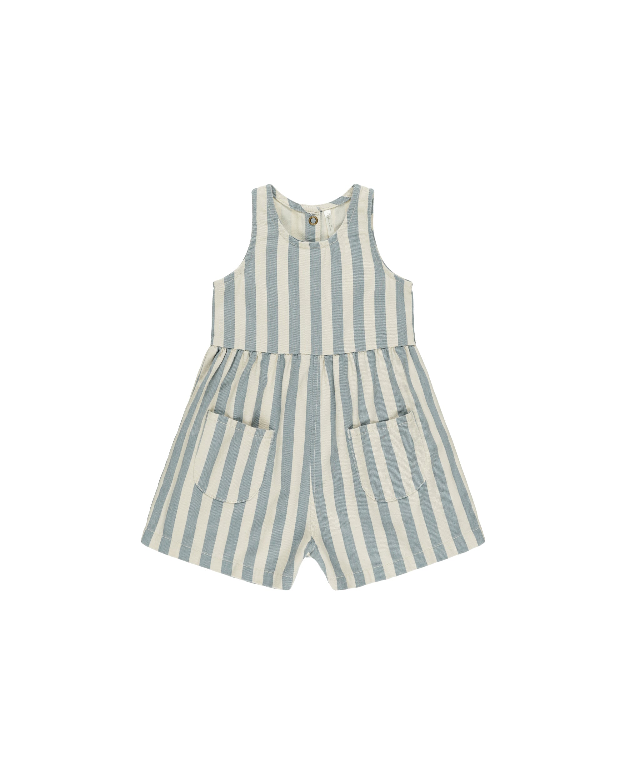 Rylee + Cru Dani Romper | Ocean Stripe