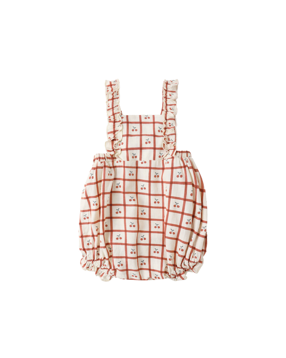 Rylee + Cru Chiara Romper | Cherry Check