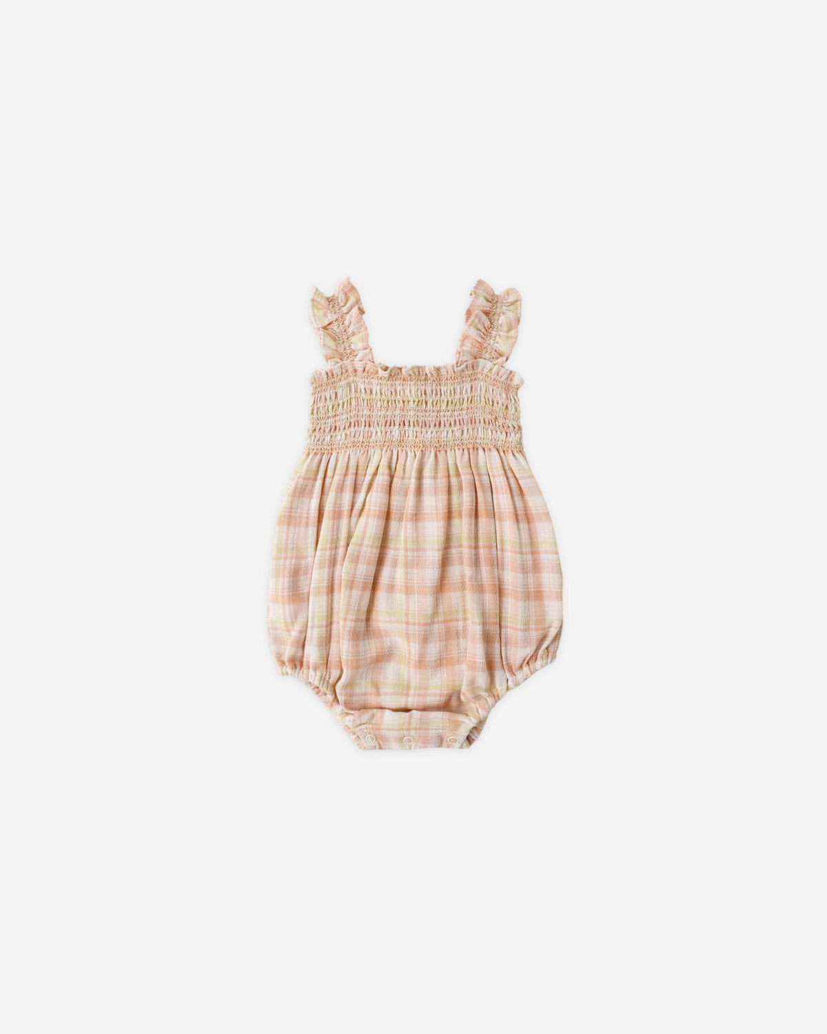 Rylee + Cru Julia Romper | Summer Plaid