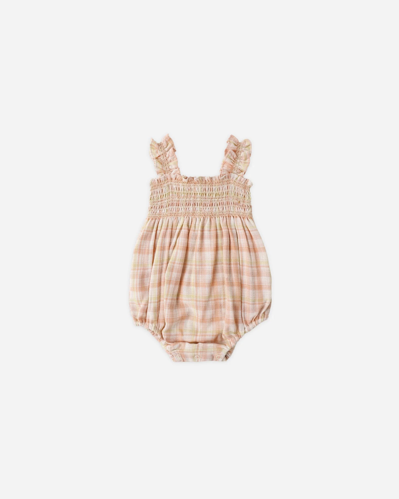 Rylee + Cru Julia Romper | Summer Plaid
