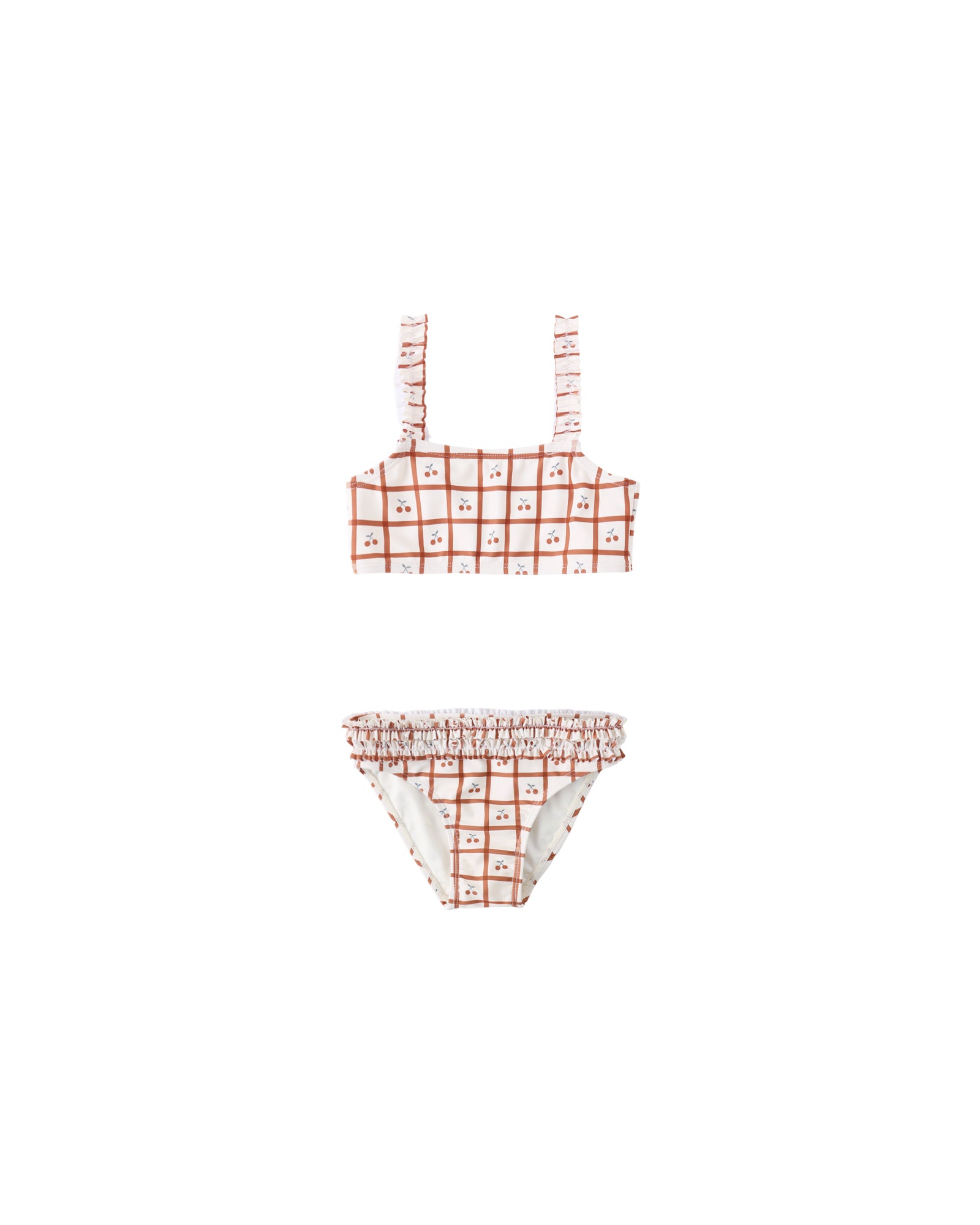 Rylee + Cru Rouched Bikini | Cherry Check