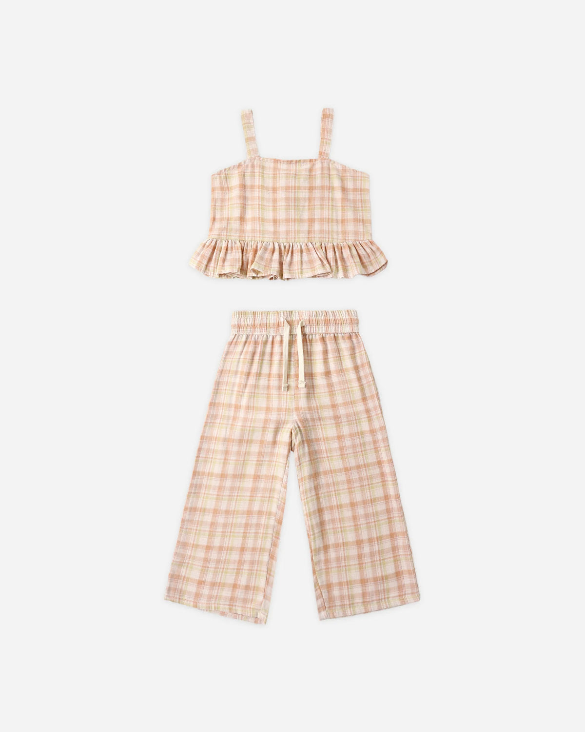 Rylee + Cru Kayli Set | Summer Plaid
