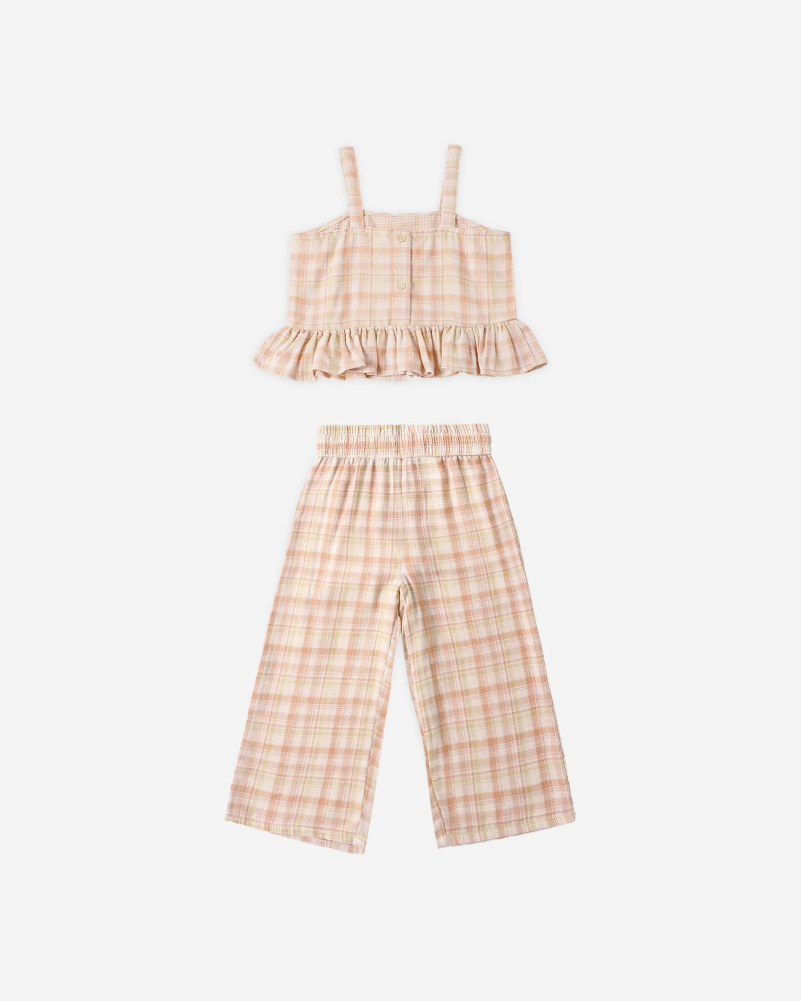 Rylee + Cru Kayli Set | Summer Plaid