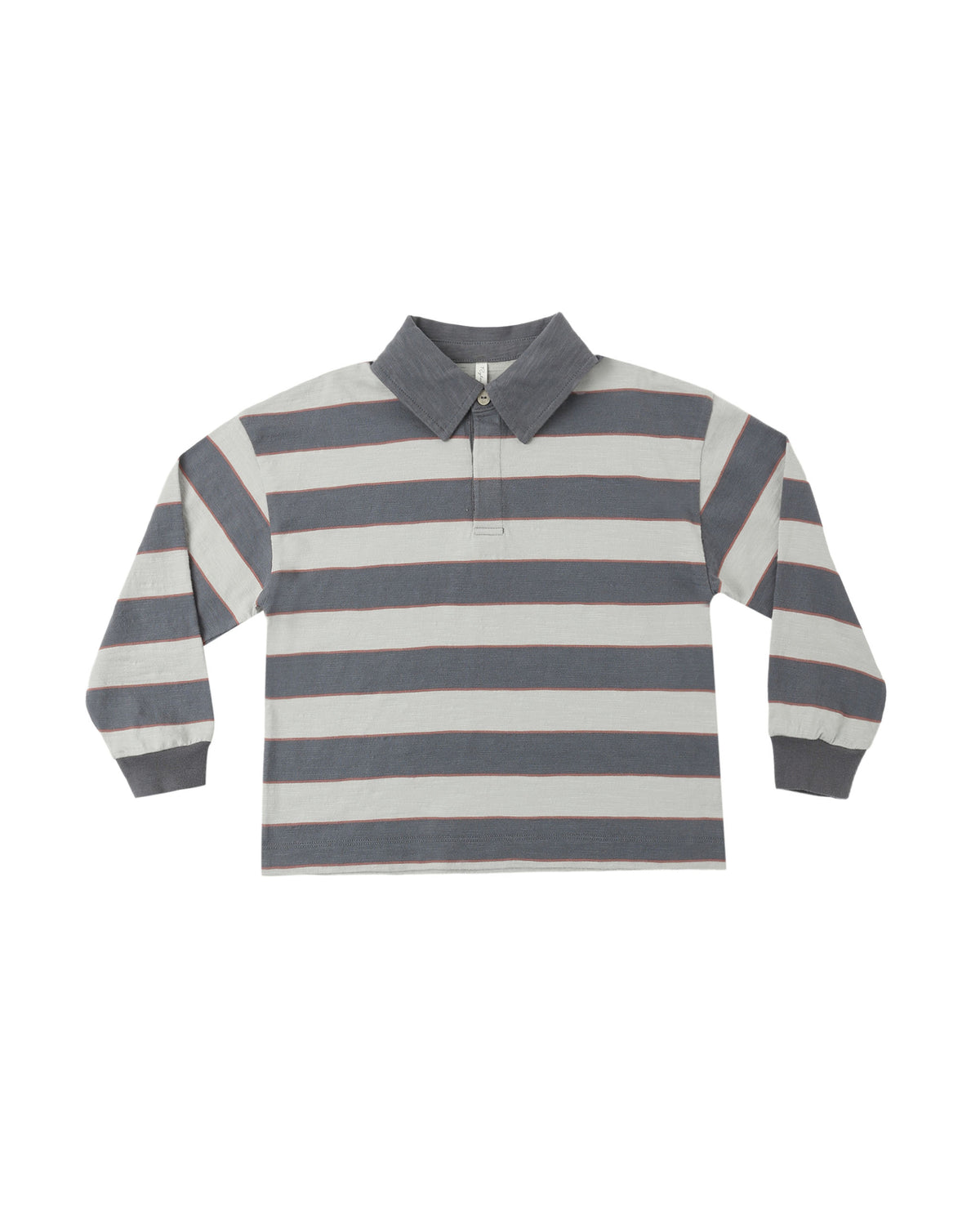 Rylee + Cru Rugby Polo | Sage Stripe