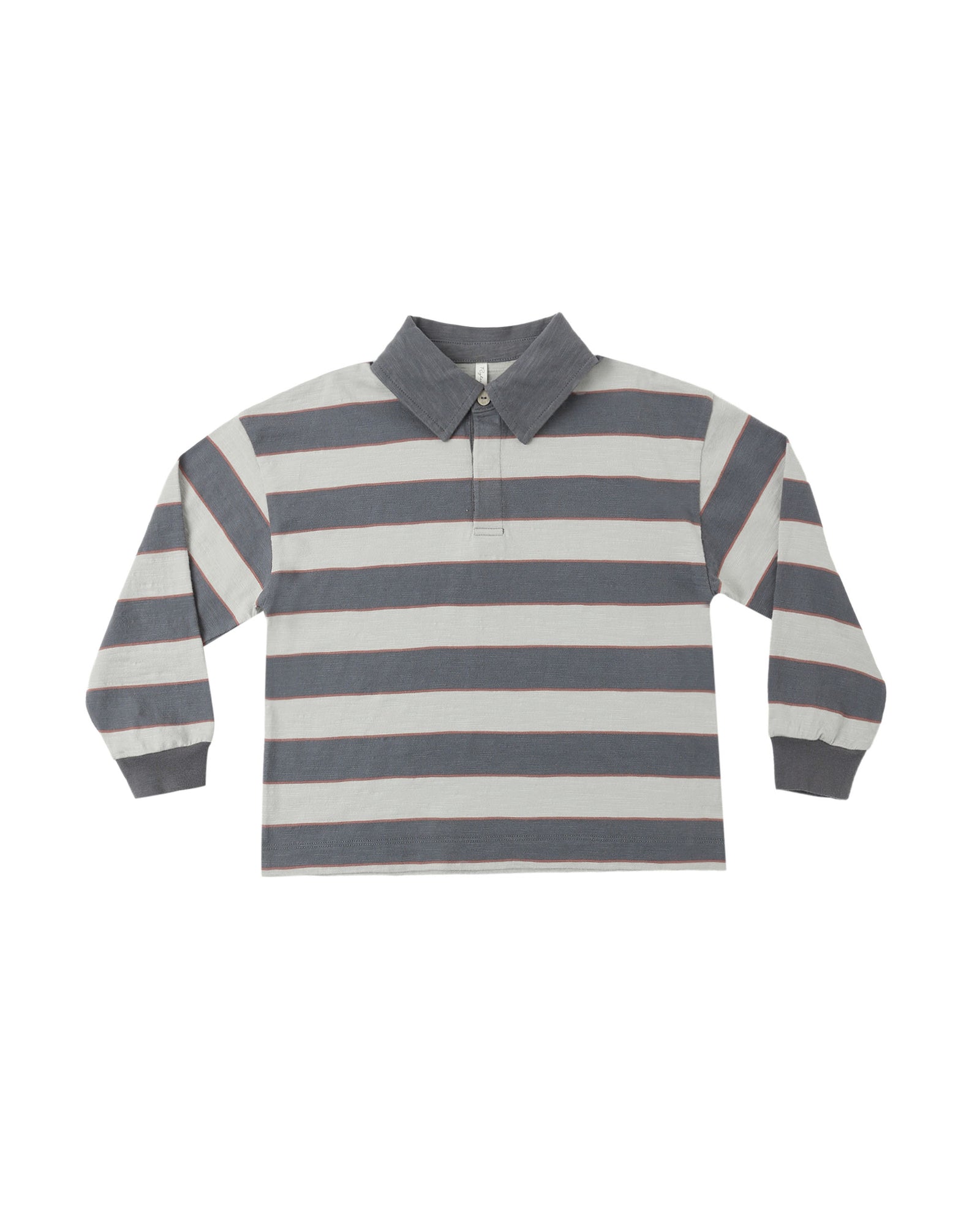 Rylee + Cru Rugby Polo | Sage Stripe