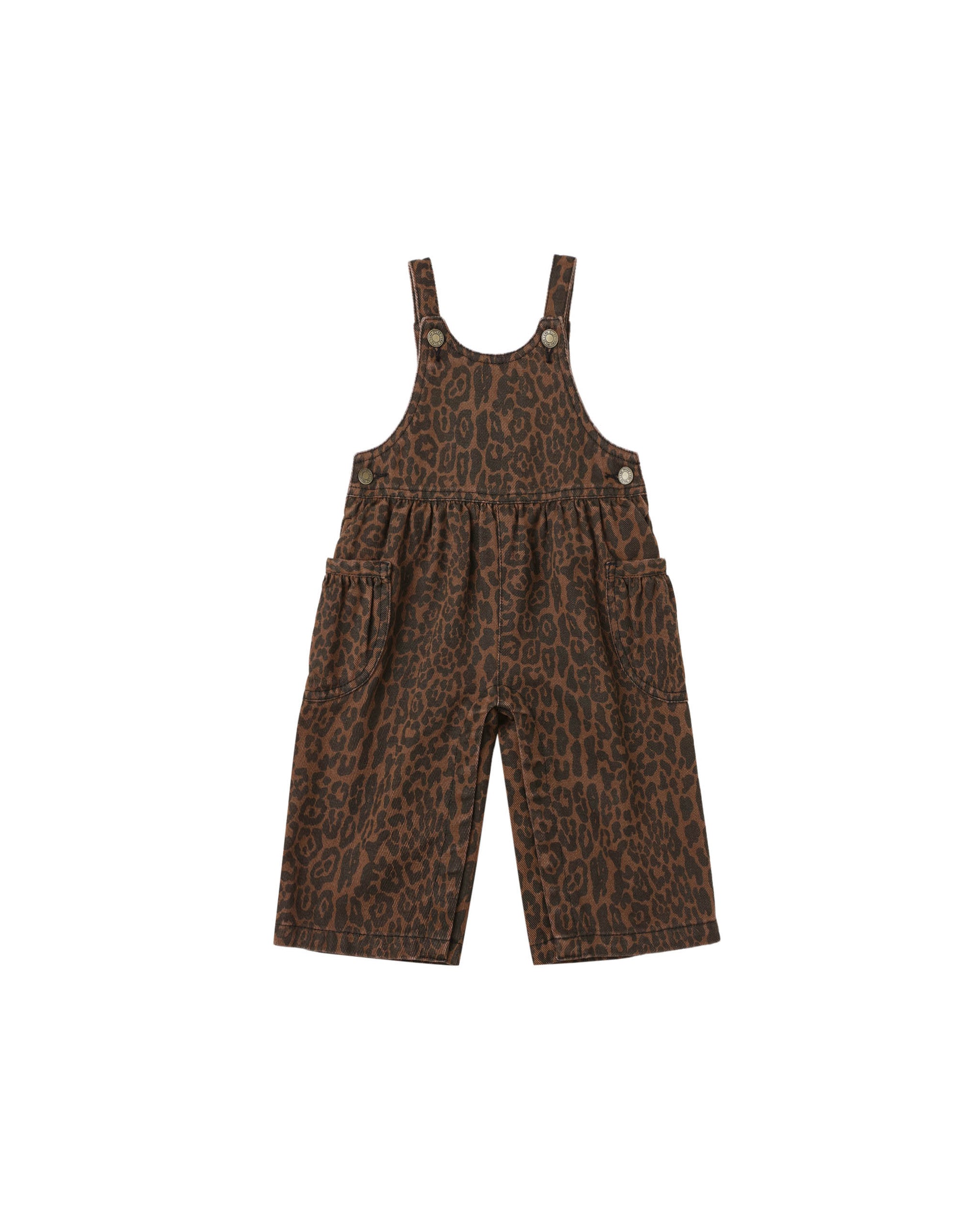 Rylee + Cru Wide Leg Overall | Leopard