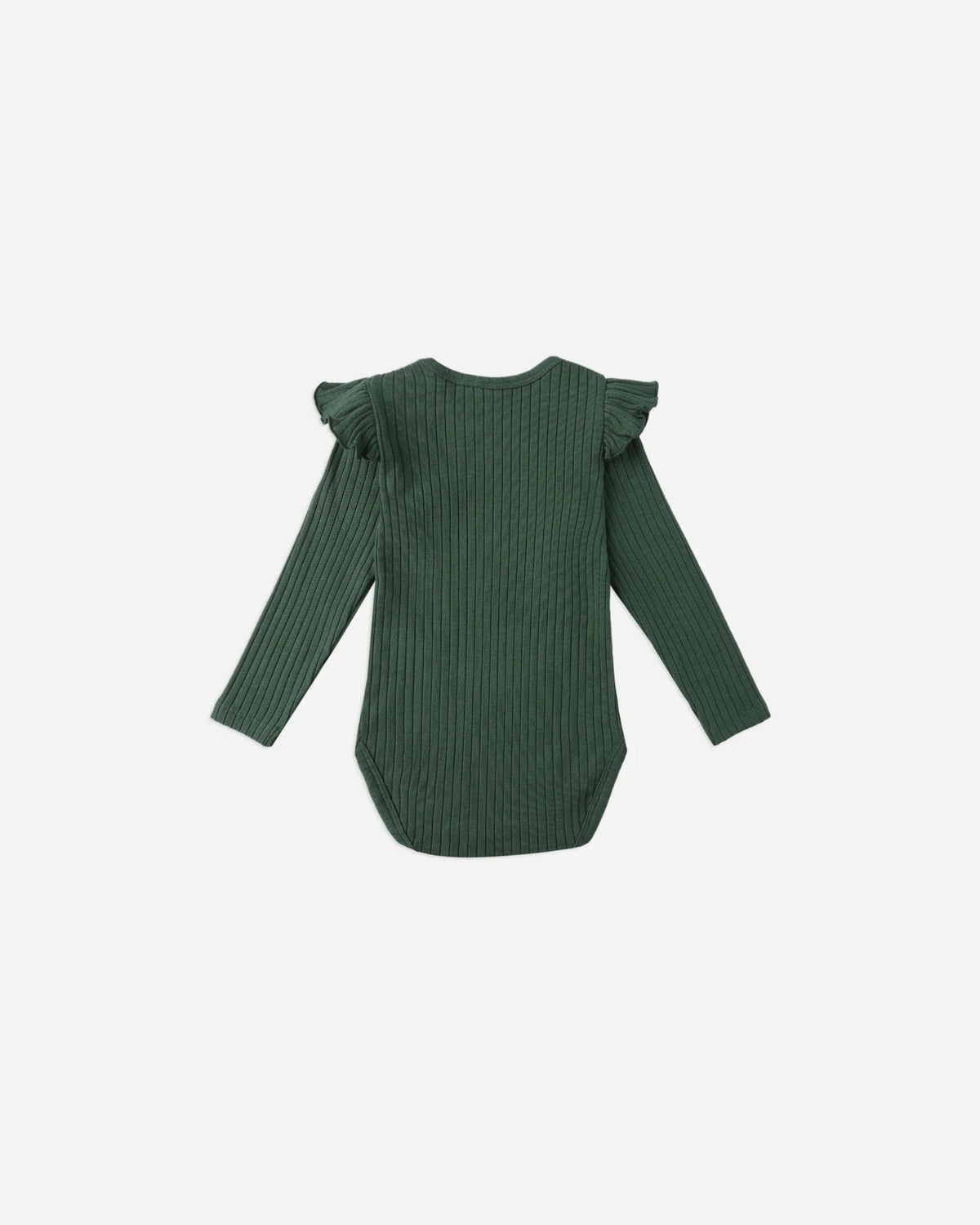 Shoulder Ruffle Bodysuit | Green