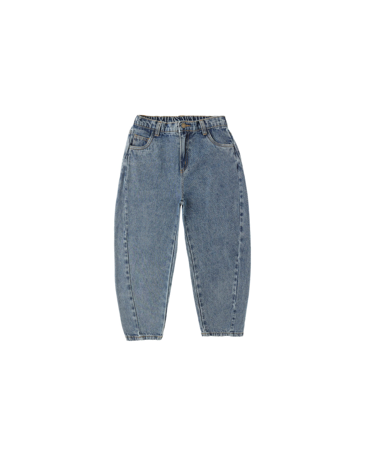 Rylee + Cru Barrel Pant | Indigo Denim