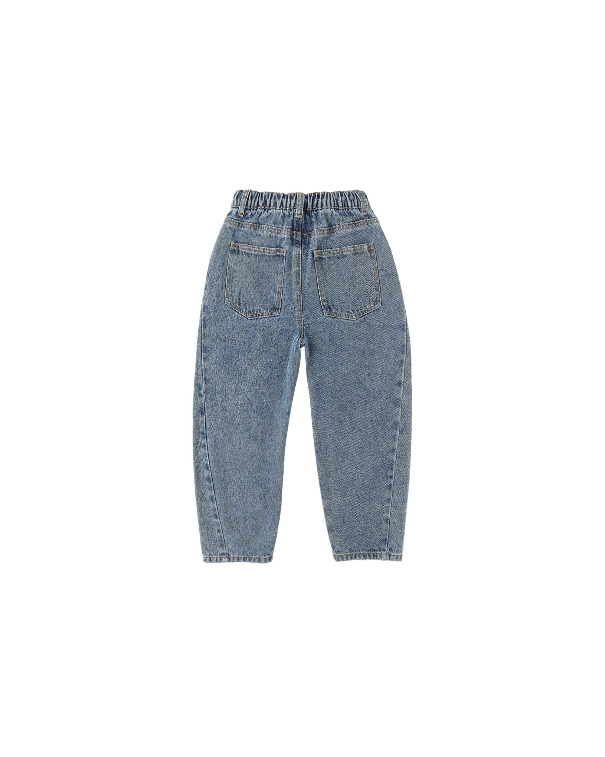 Rylee + Cru Barrel Pant | Indigo Denim