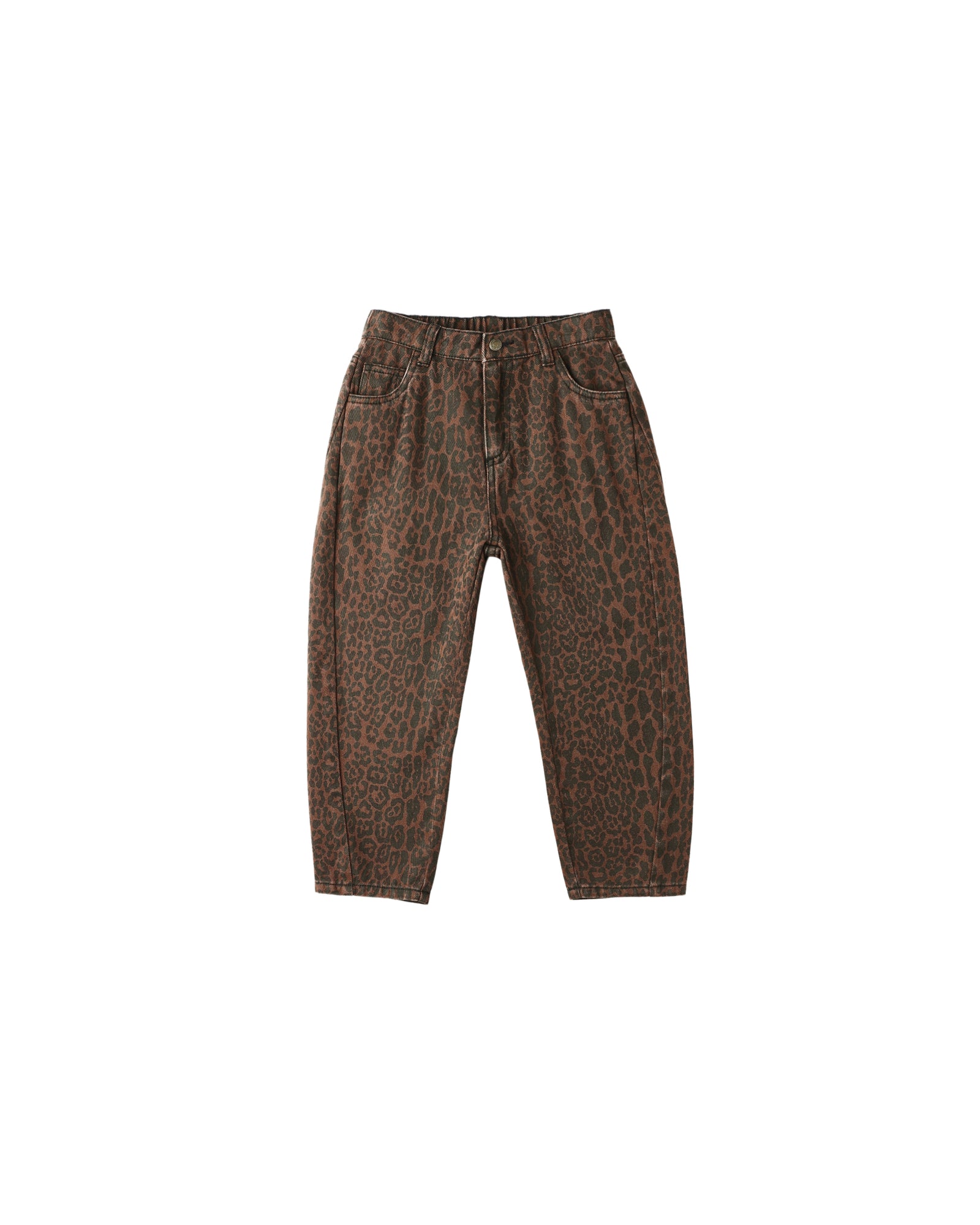 Rylee + Cru Barrel Pant | Leopard