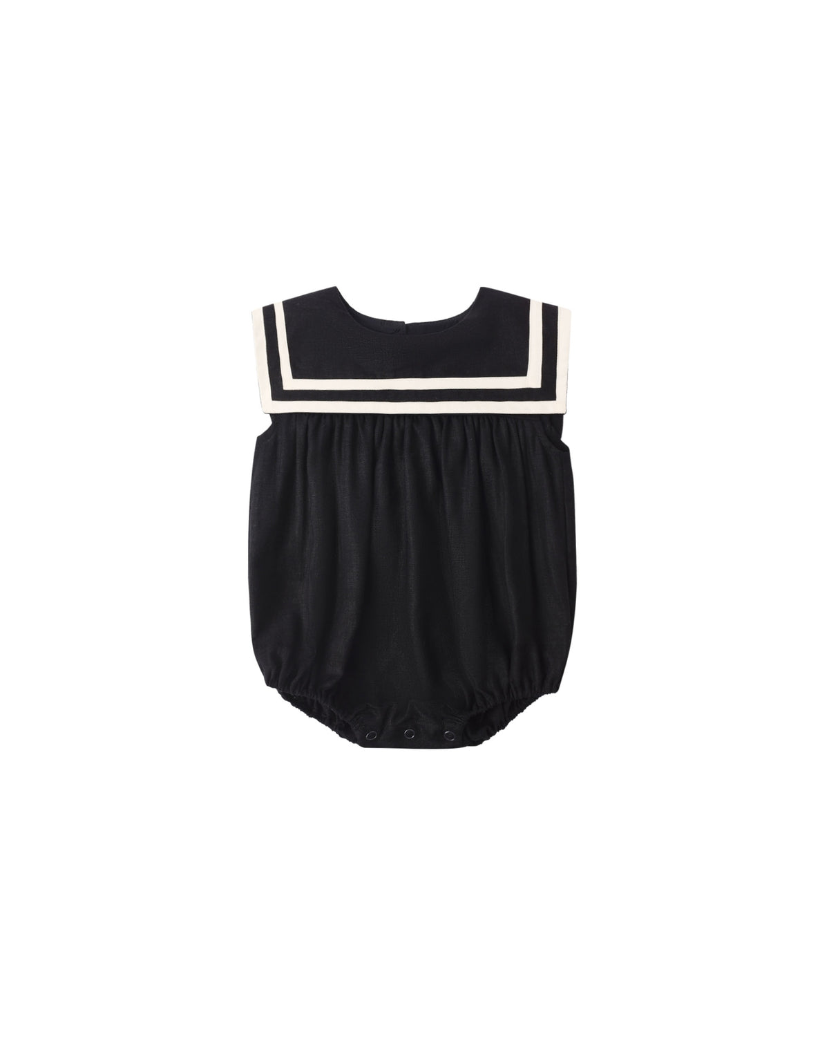 Rylee + Cru Sailor Romper | Black