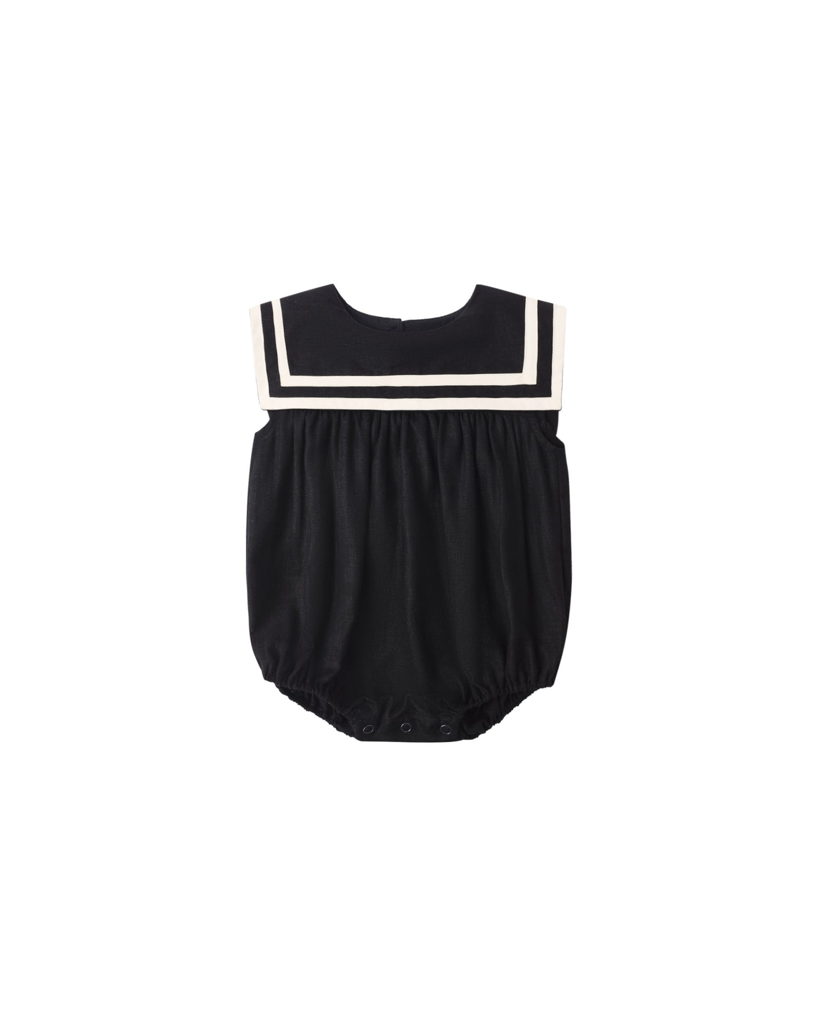 Rylee + Cru Sailor Romper | Black