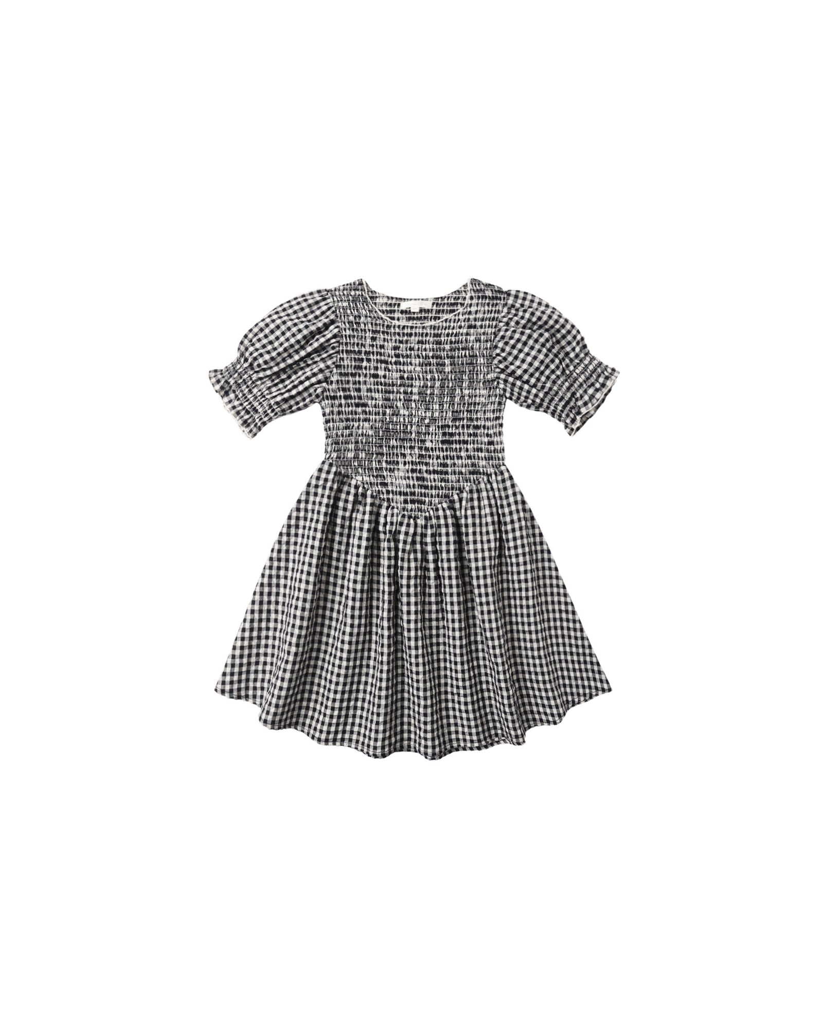 Rylee + Cru Louise Dress | Black Check