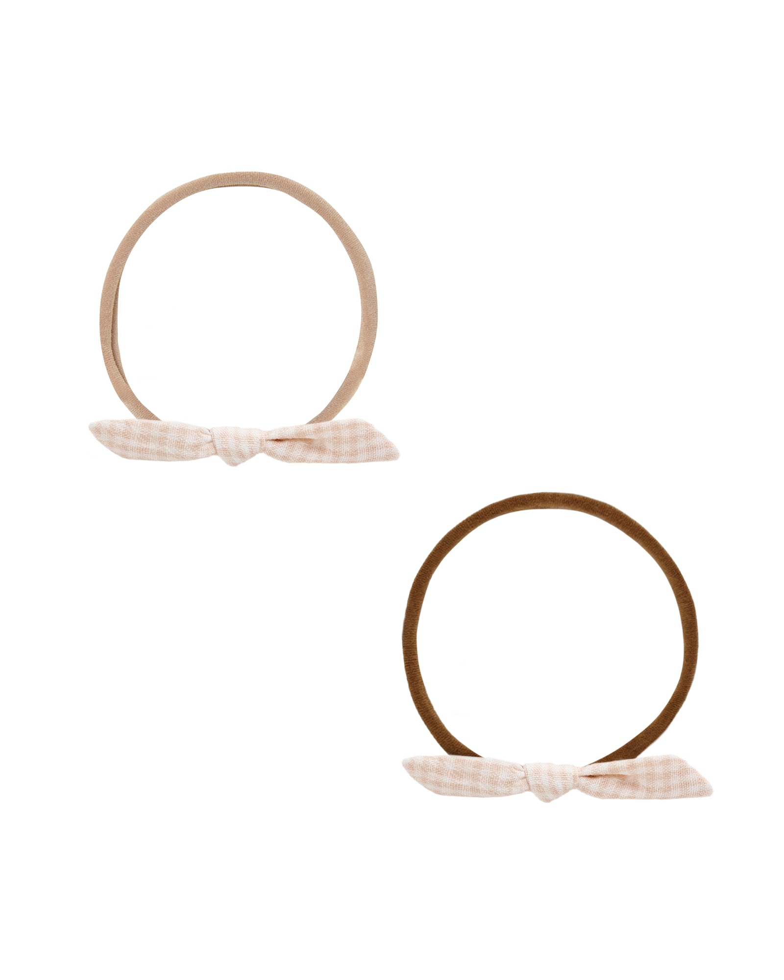 Rylee + Cru Little Knot Headband | Petal Gingham