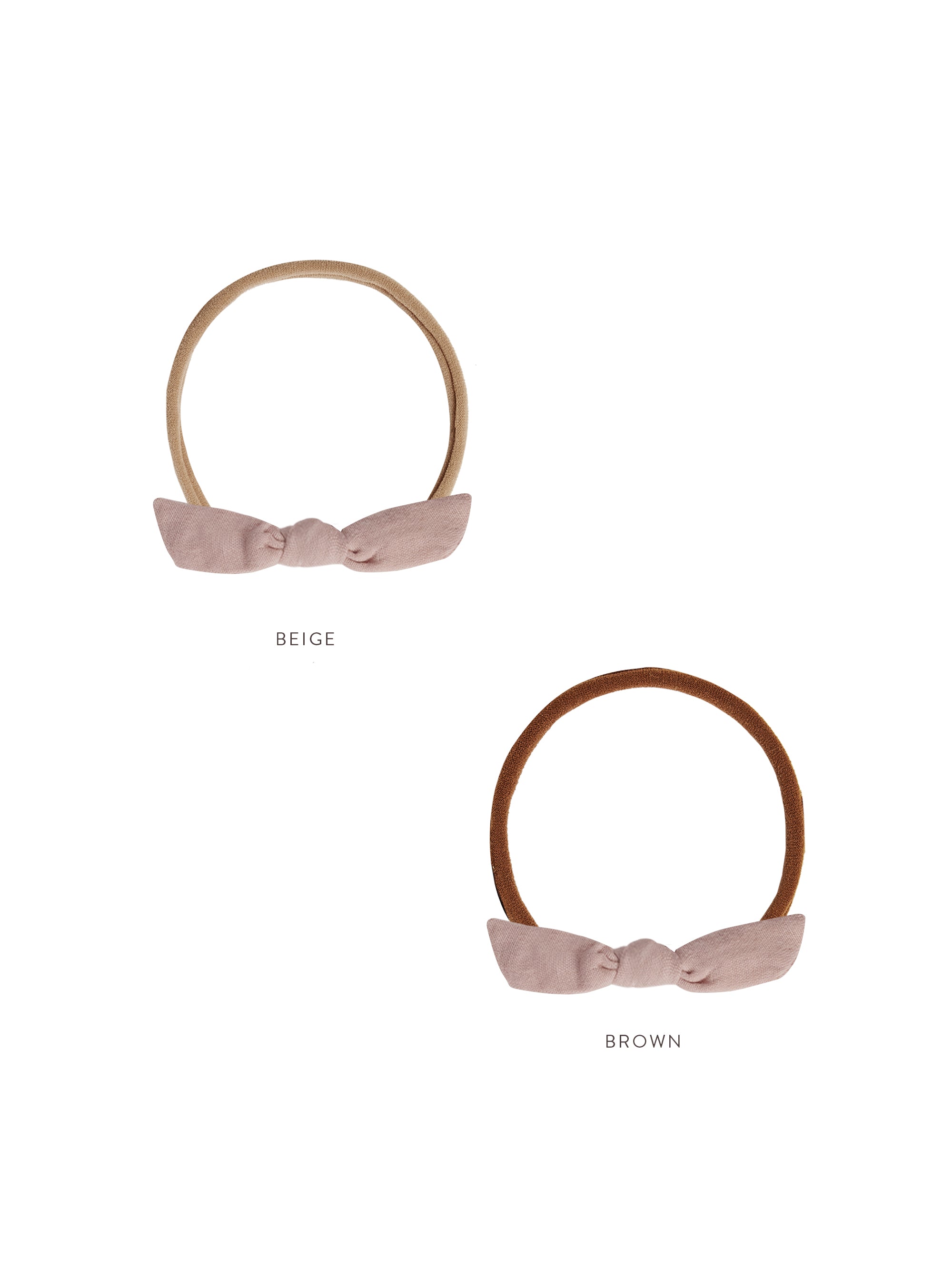Rylee + Cru Little Knot Headband | Mauve
