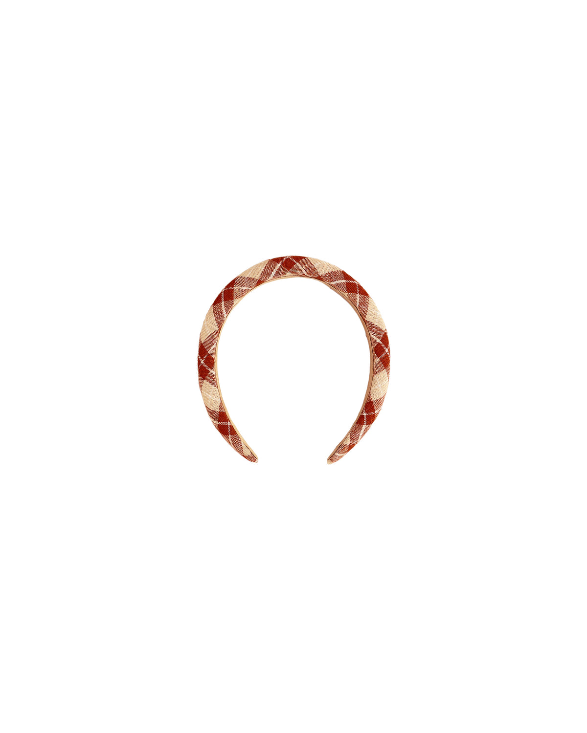 Rylee + Cru Padded Headband | Red Plaid