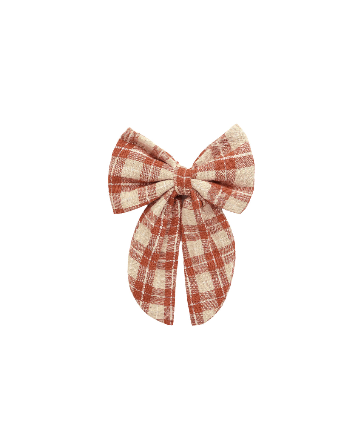 Rylee + Cru Oversized Bow | Red Plaid