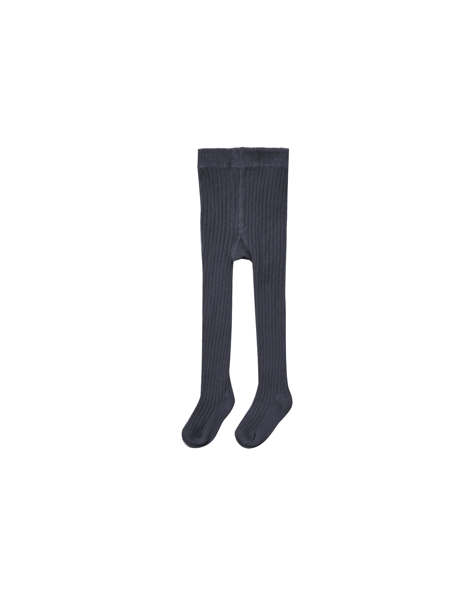 Rylee + Cru Ribbed Tights | Navy