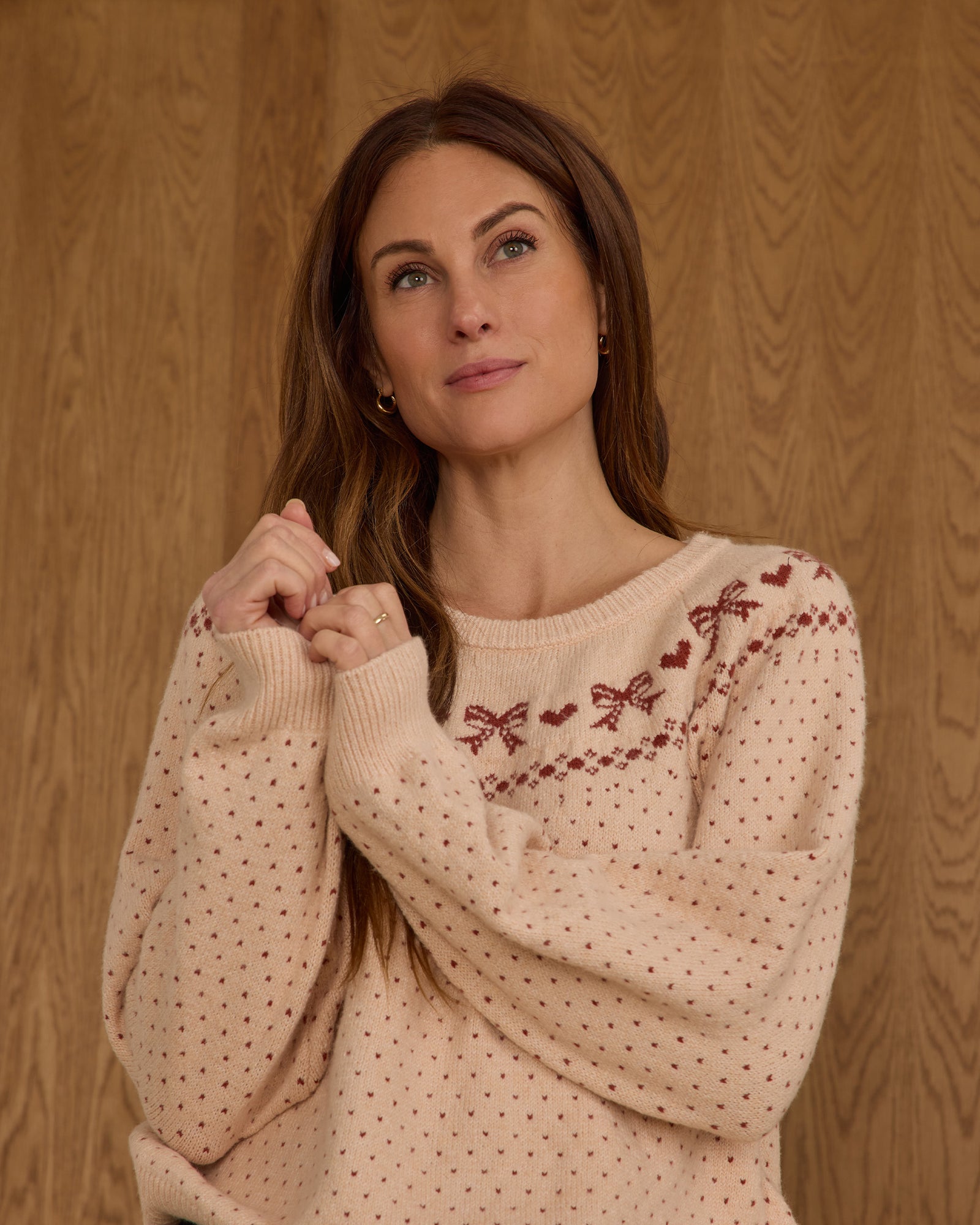 Womens' Rylee + Cru Fair Isle Sweater | Bows