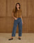 Rylee + Cru Women's Barrel Pant | Indigo Denim