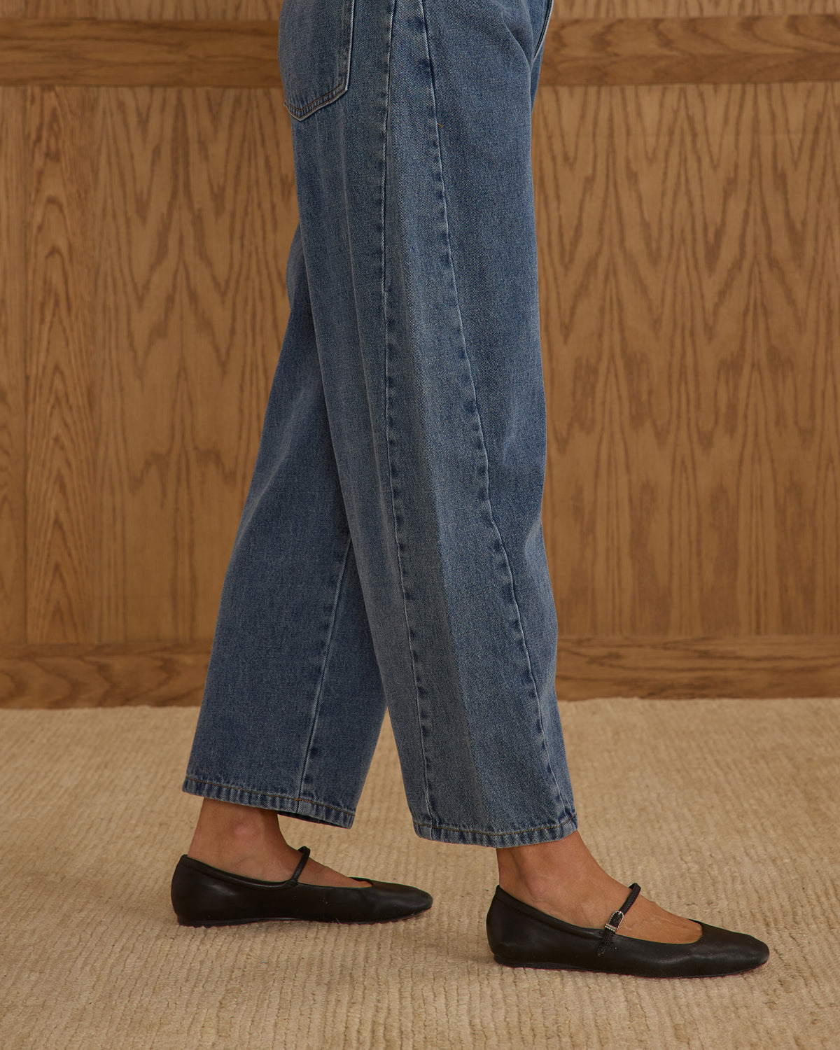 Rylee + Cru Women's Barrel Pant | Indigo Denim