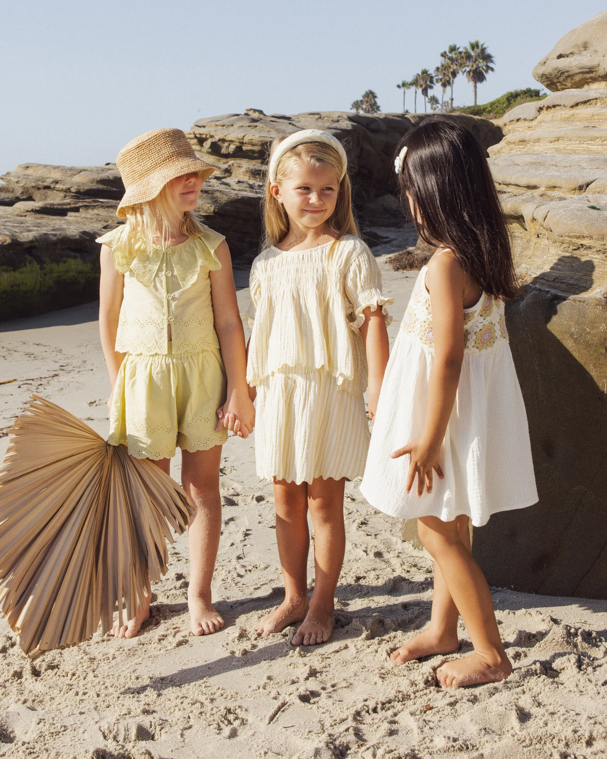 Rylee + Cru Colette Top | Citron Stripe