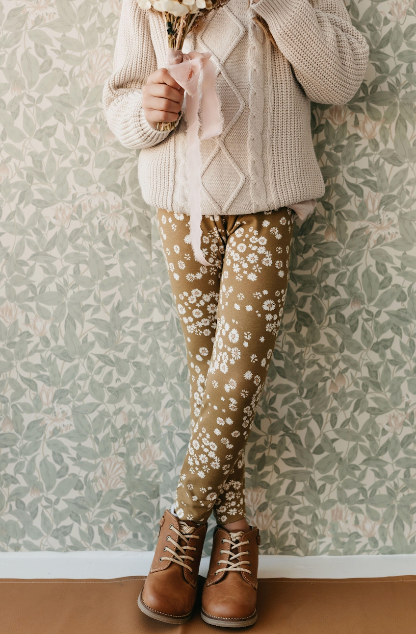 Jamie Kay Organic Cotton Leggings | Daisy Floral
