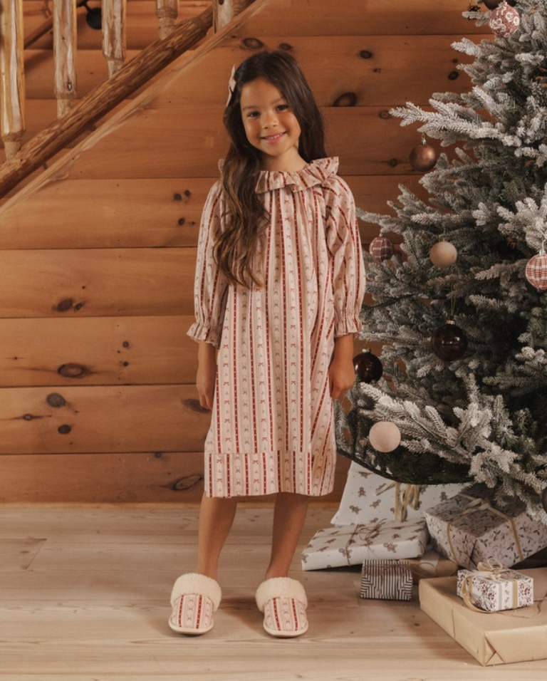 Rylee + Cru Girls Nightgown | Candy Cane Lane