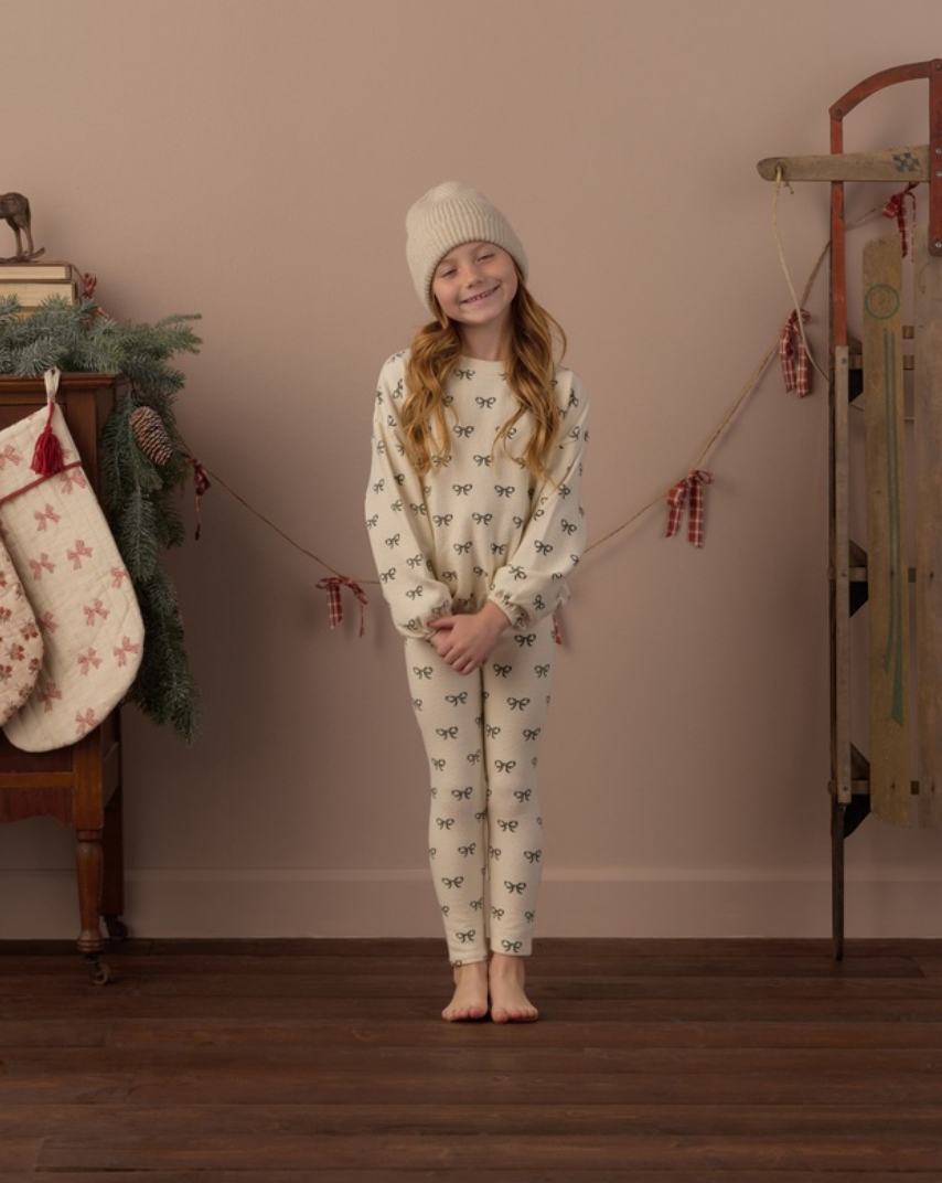 Rylee + Cru Spongey Knit Set | Evergreen Bows