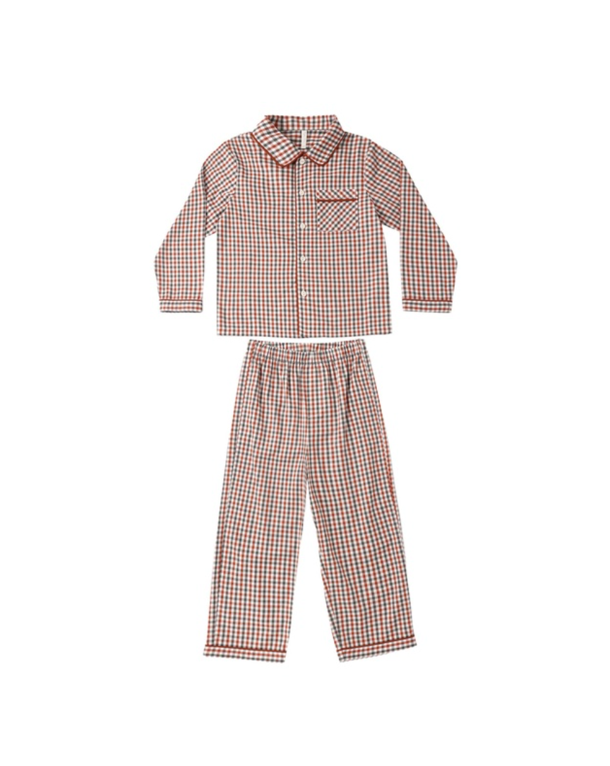 Rylee + Cru Long Sleeve Pjs | Holiday Gingham