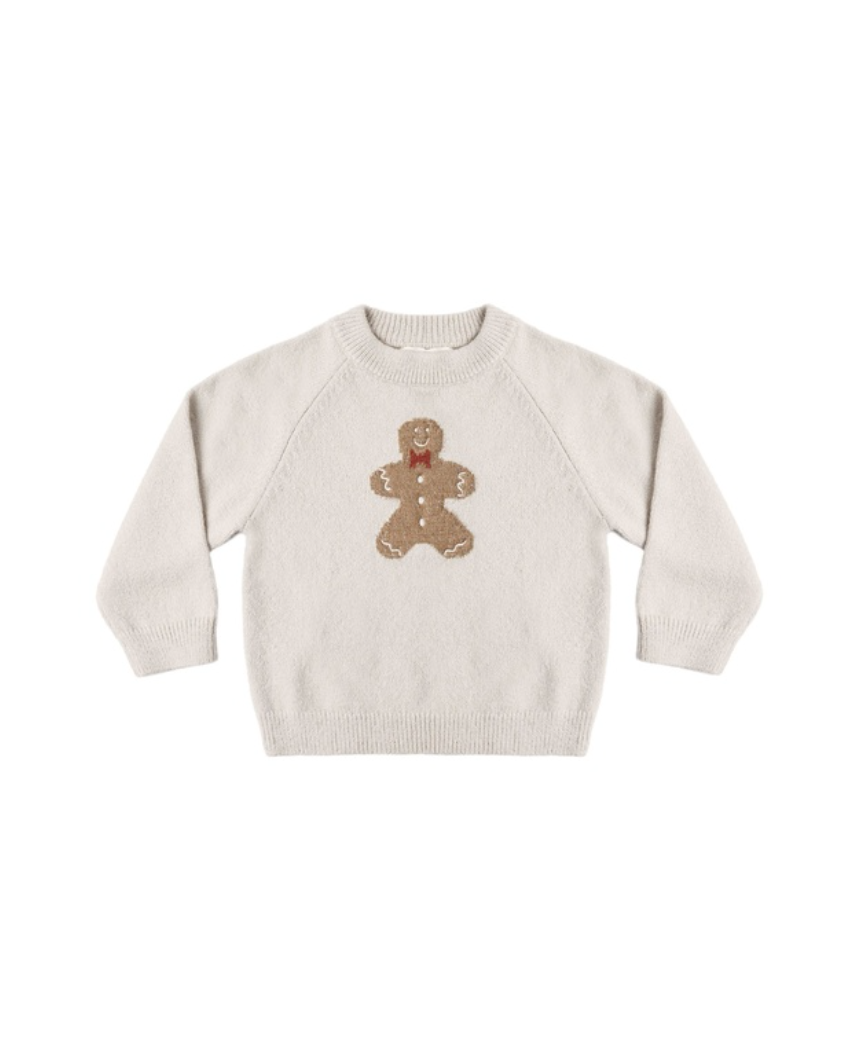 Rylee + Cru Relaxed Raglan Sweater | Gingerbread Man