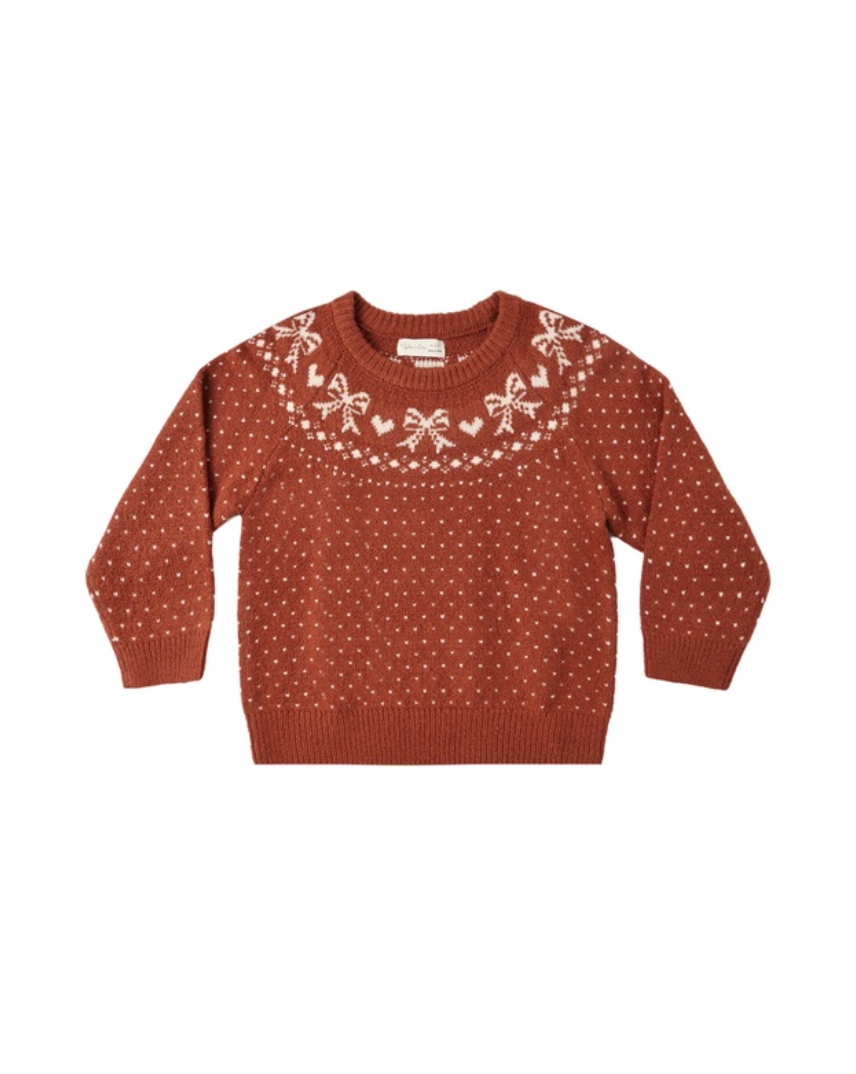 Rylee + Cru Fair Isle Sweater | Ruby