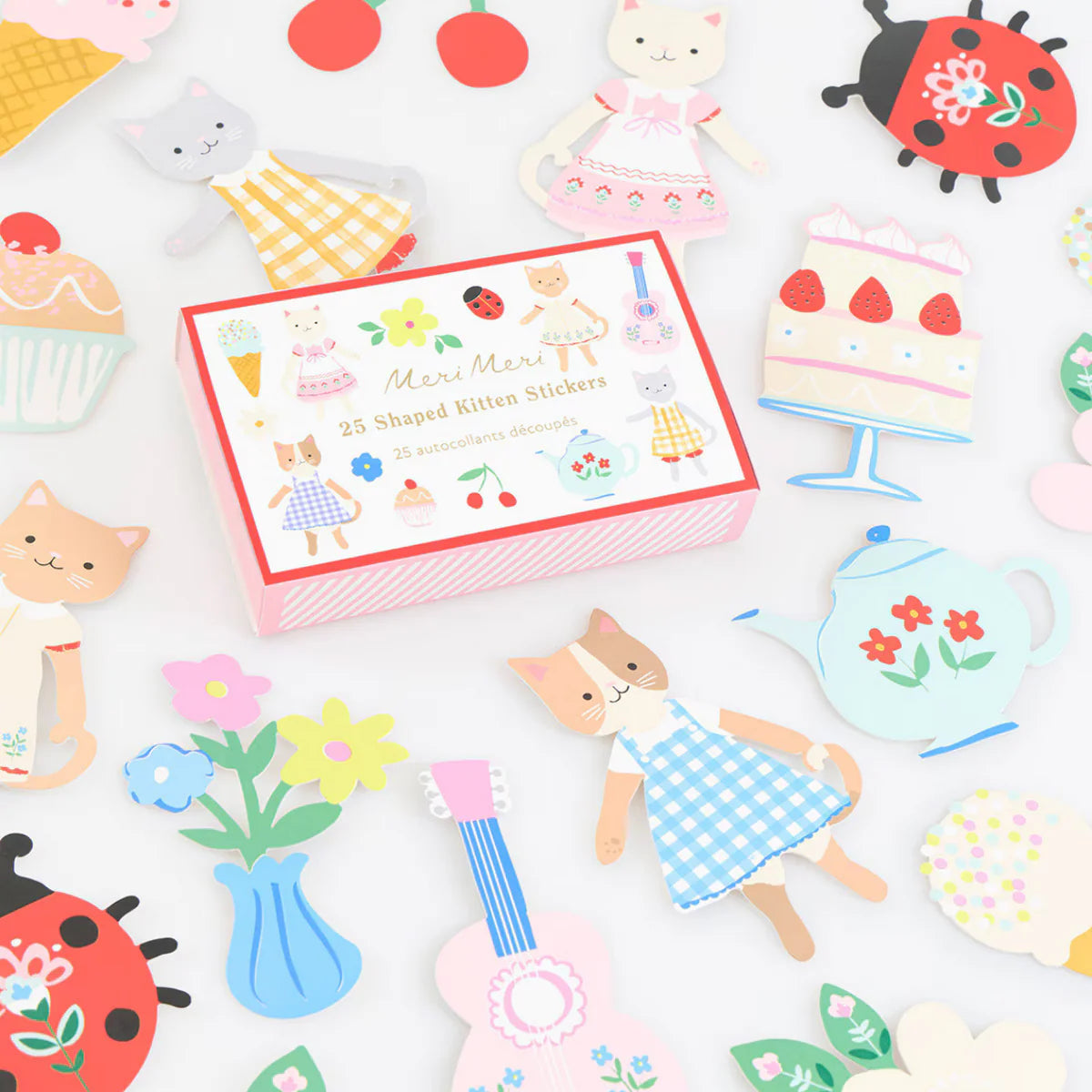 Meri Meri Cat Shaped Stickers