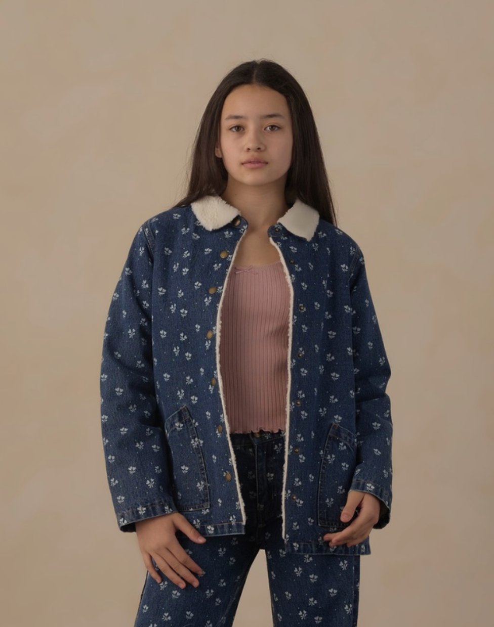 Rylee + Cru Long Chore Coat | Heart Ditsy